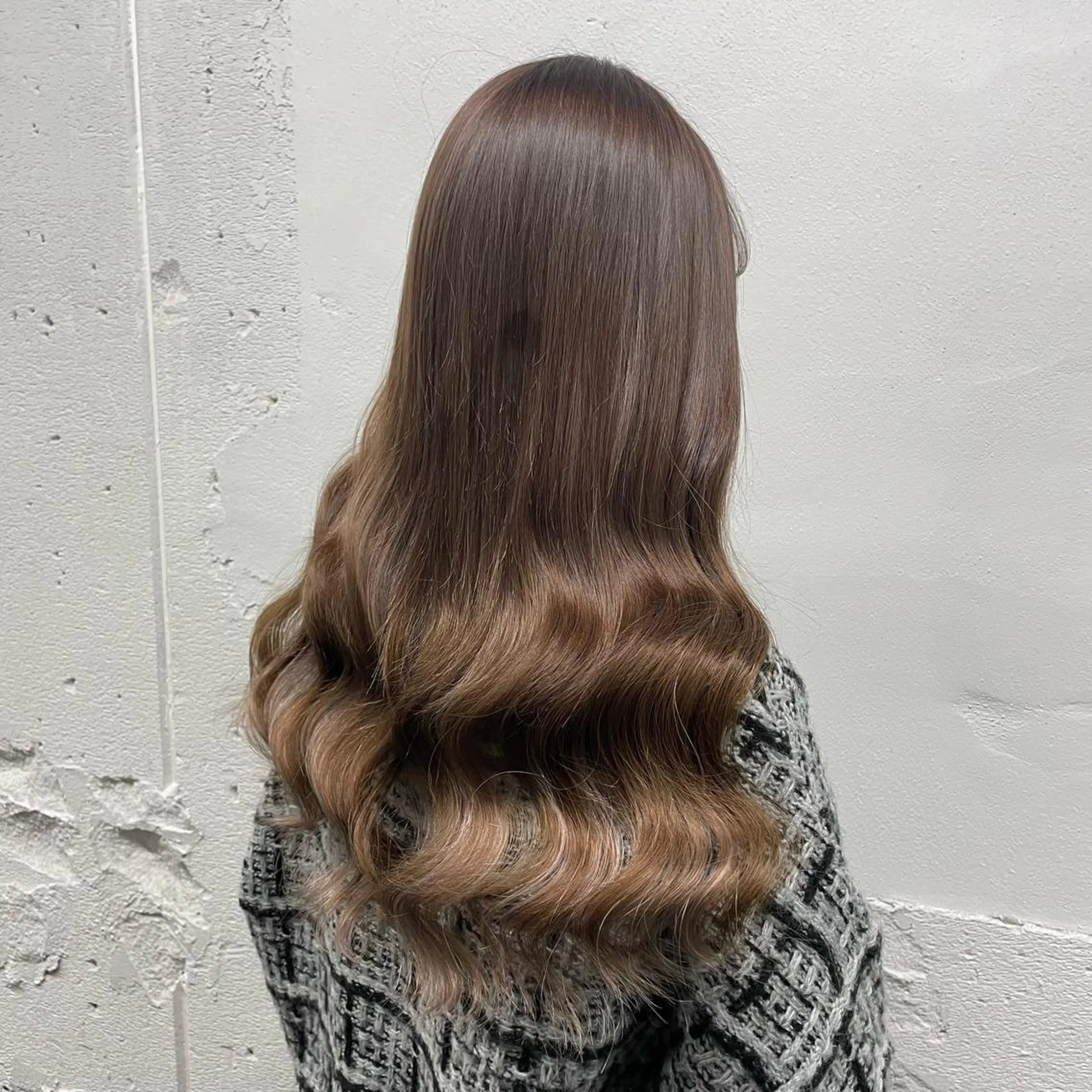 ロング カラー シールエクステ バレイヤージュ ミストバング ダブルカラー  フェイスフレーミング ヘアカラー エクステ 🧡艶髪ちゅるん髪 🫧🧡YUKI❄️のヘアスタイル