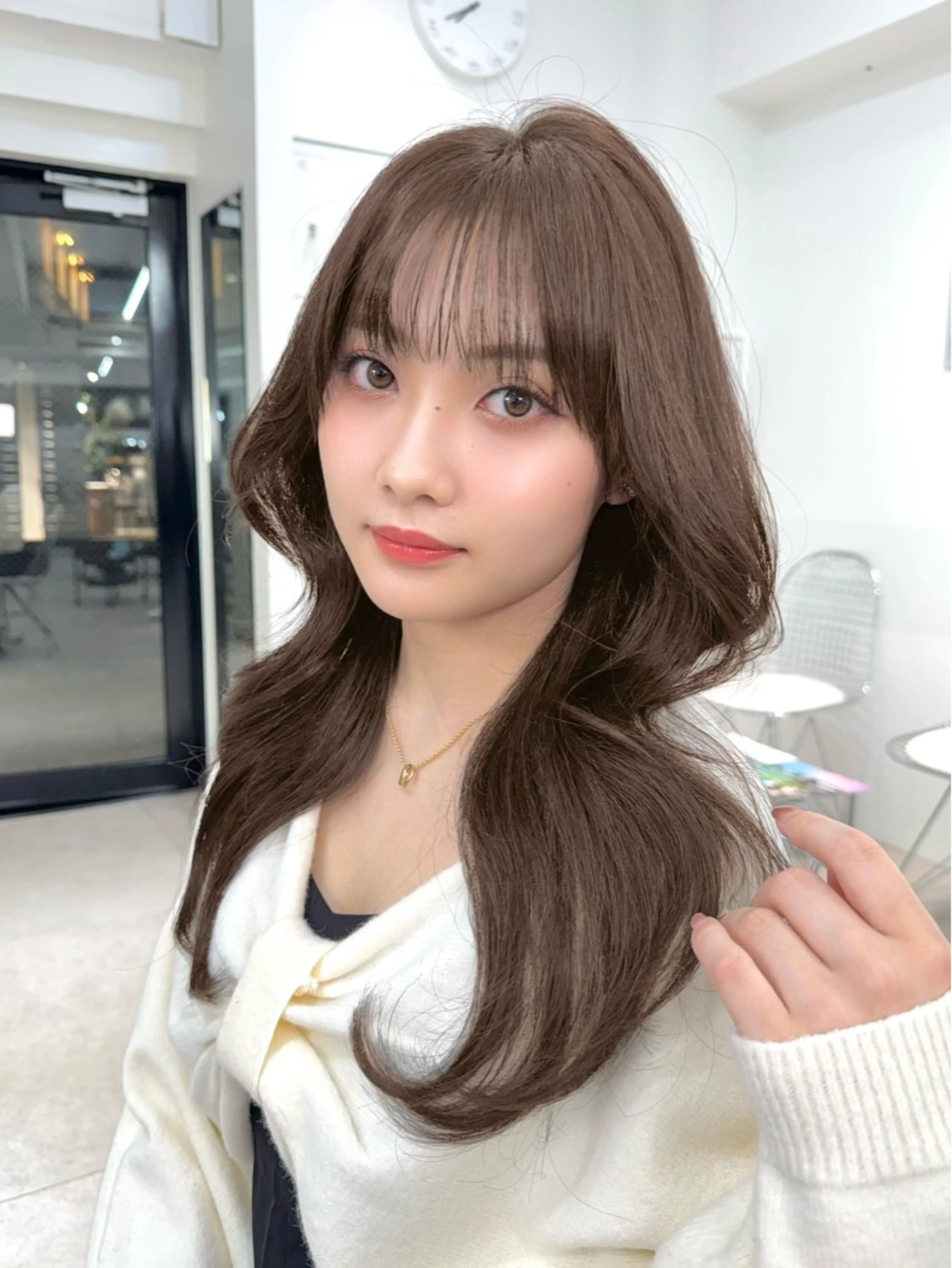 ロング カラー ヘアアレンジ ONYX【オニキス】所属・韓国レイヤーカット/ 髪質改善/郷家拓斗のヘアスタイル