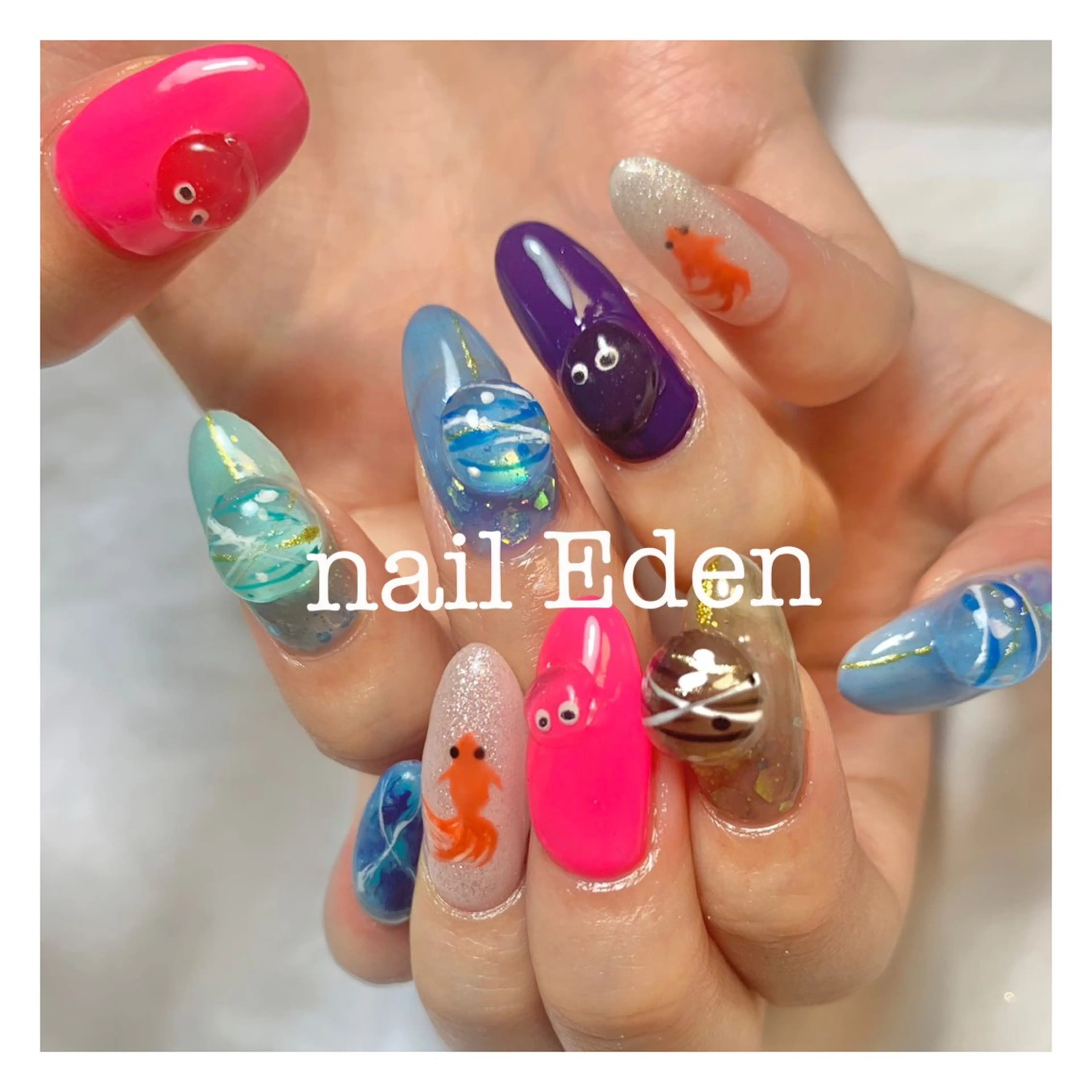ネイル 持ち込み Eden ♾️のネイルデザイン