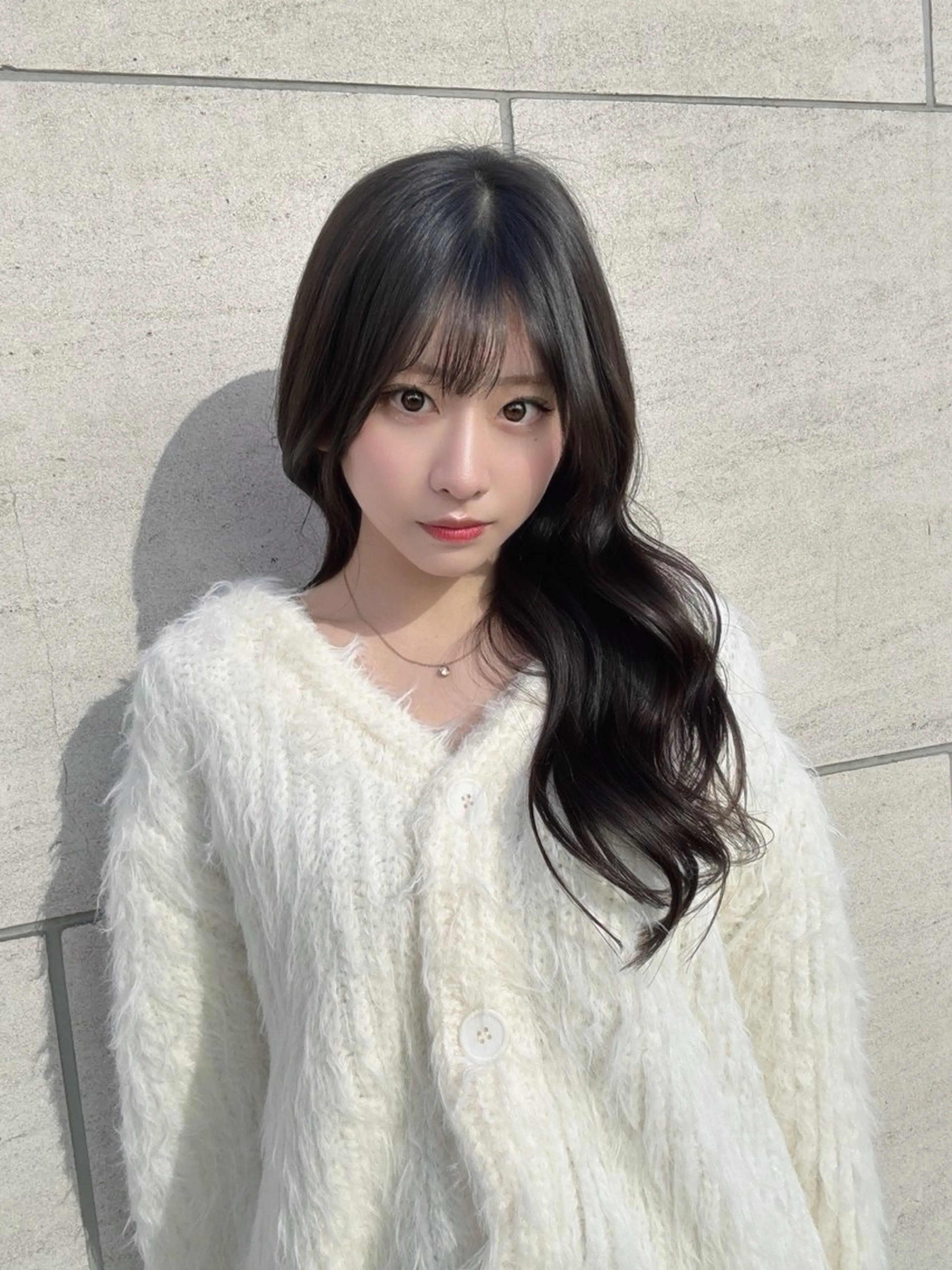 ロング 中顔面短縮 顔まわり新田大翔のヘアスタイル