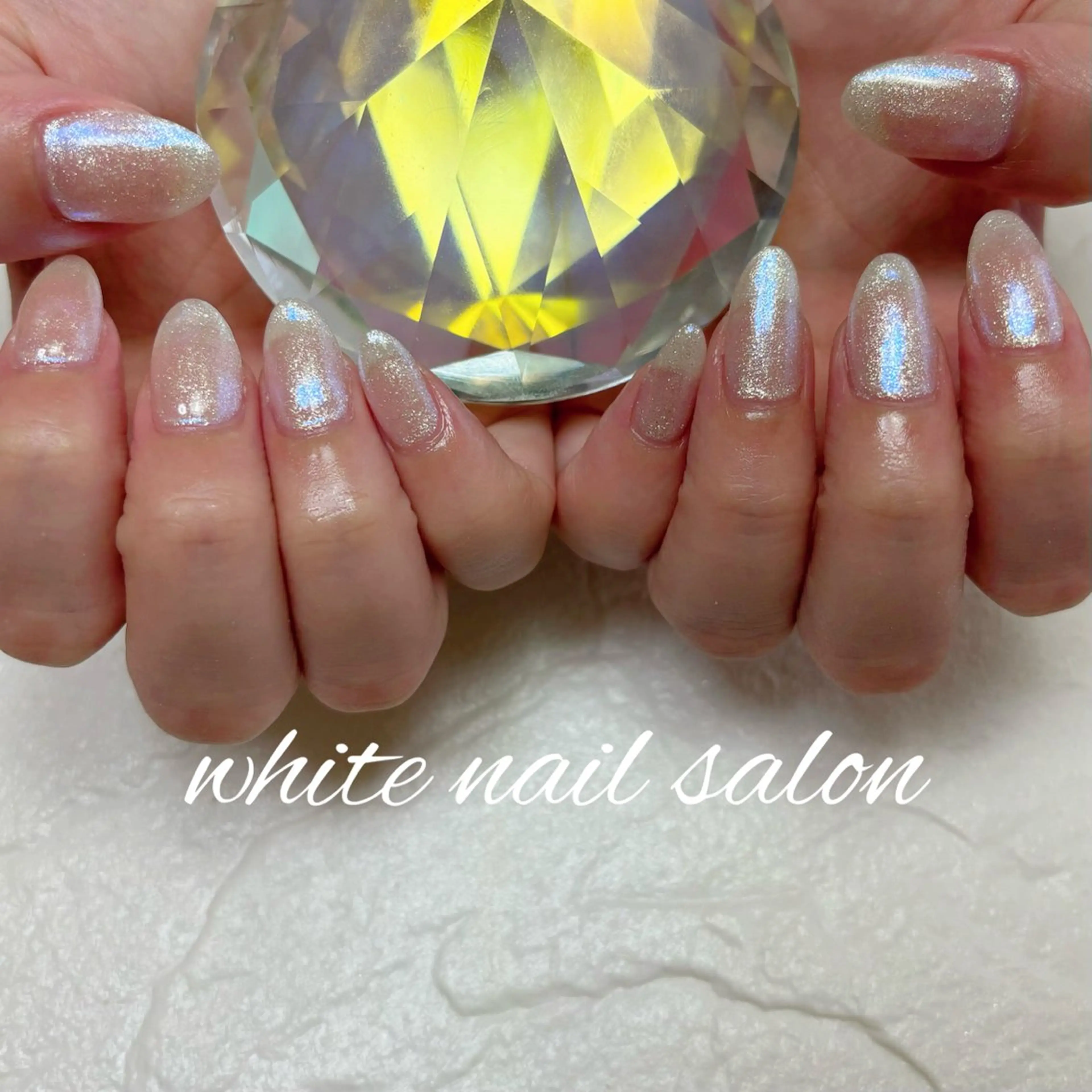 ネイル ホワイト ハンドネイル white nail salonのネイルデザイン
