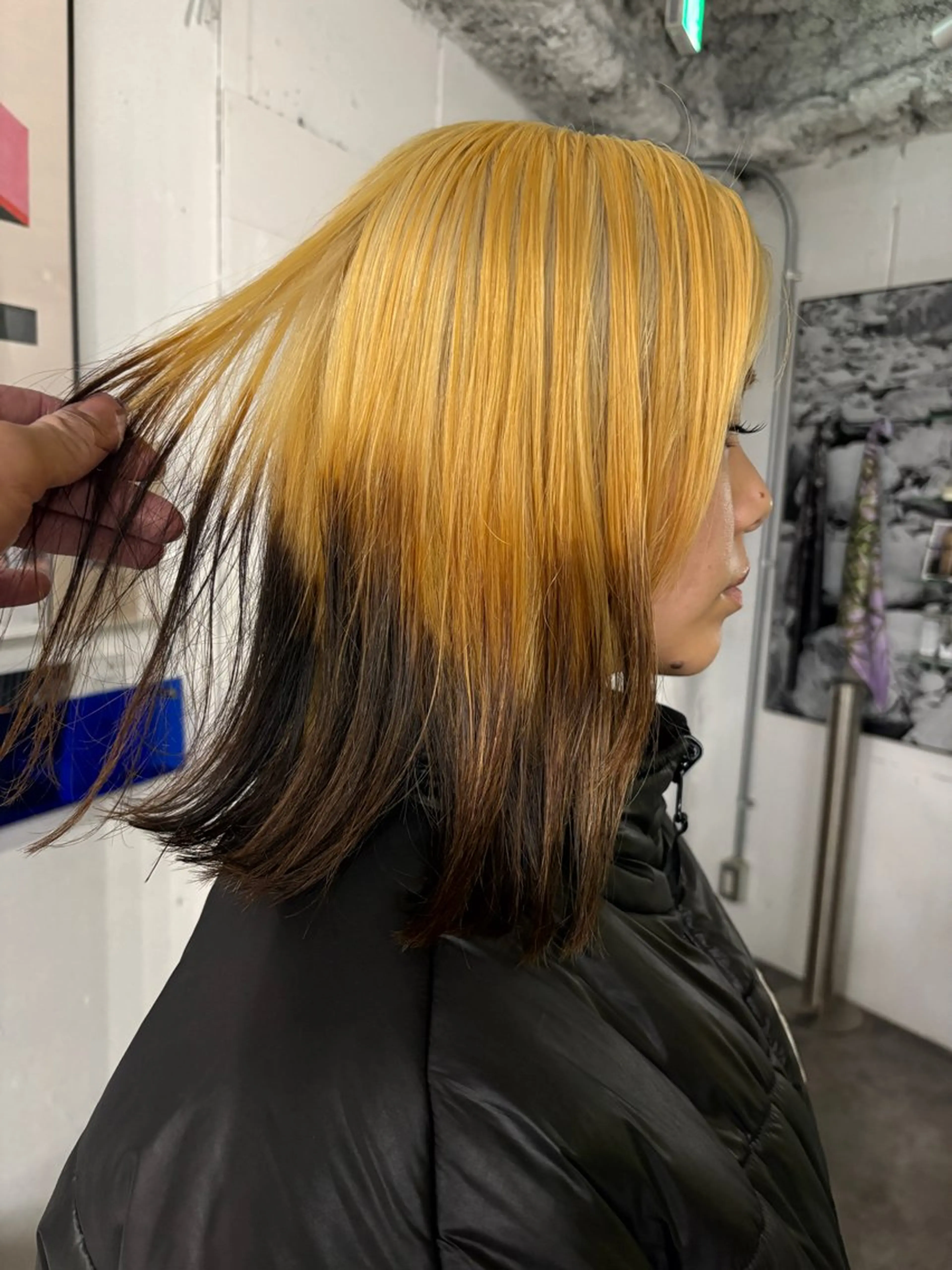 カラー ヘアカラー ニッタルナ／縮毛矯正 ／半額以上のヘアスタイル