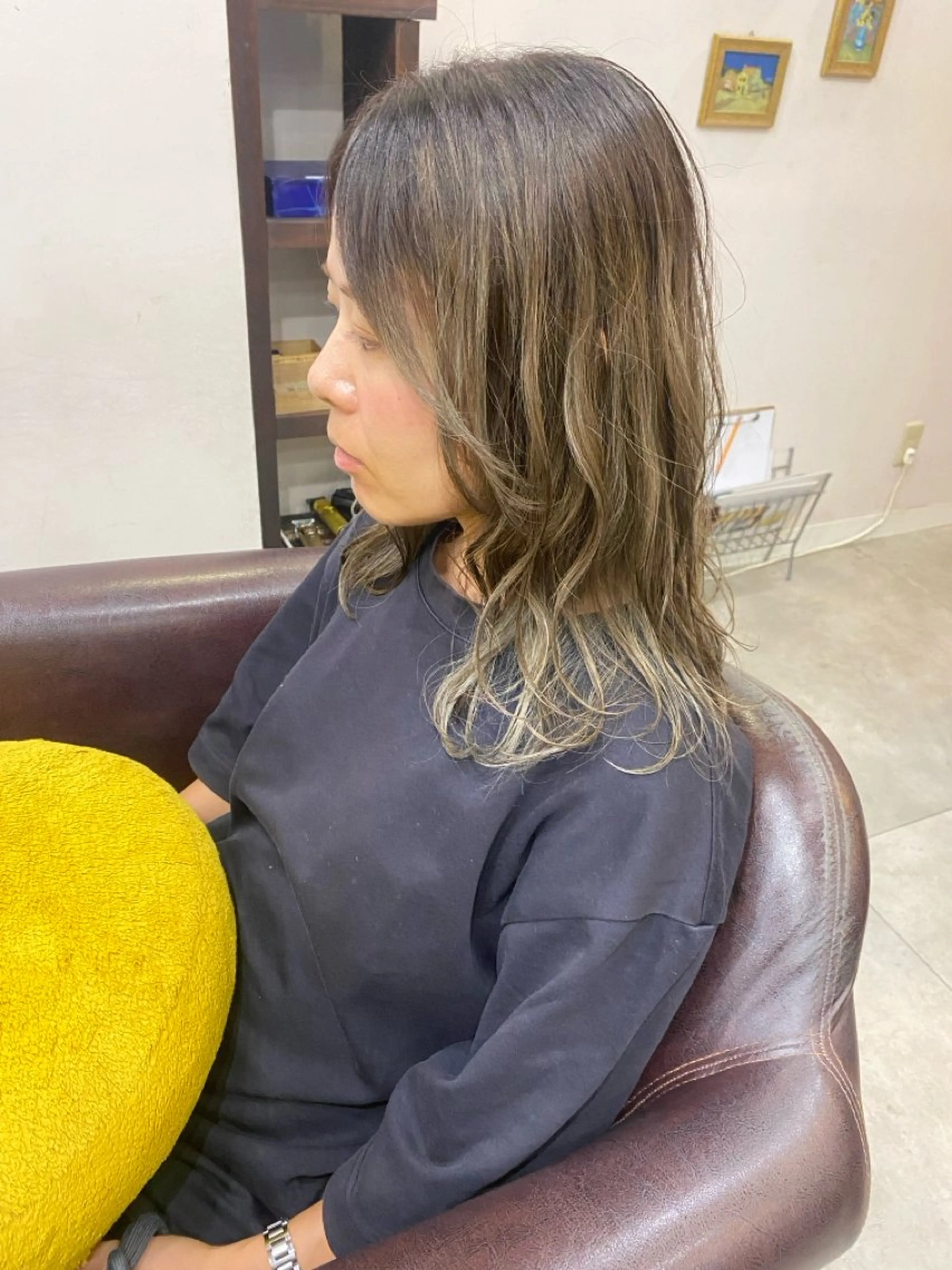 ロング カラー グラデーションカラー ハイライトカラー 外国人風カラー ハイライト カット ヘアカラー トリートメント 松村 崇弘のヘアスタイル