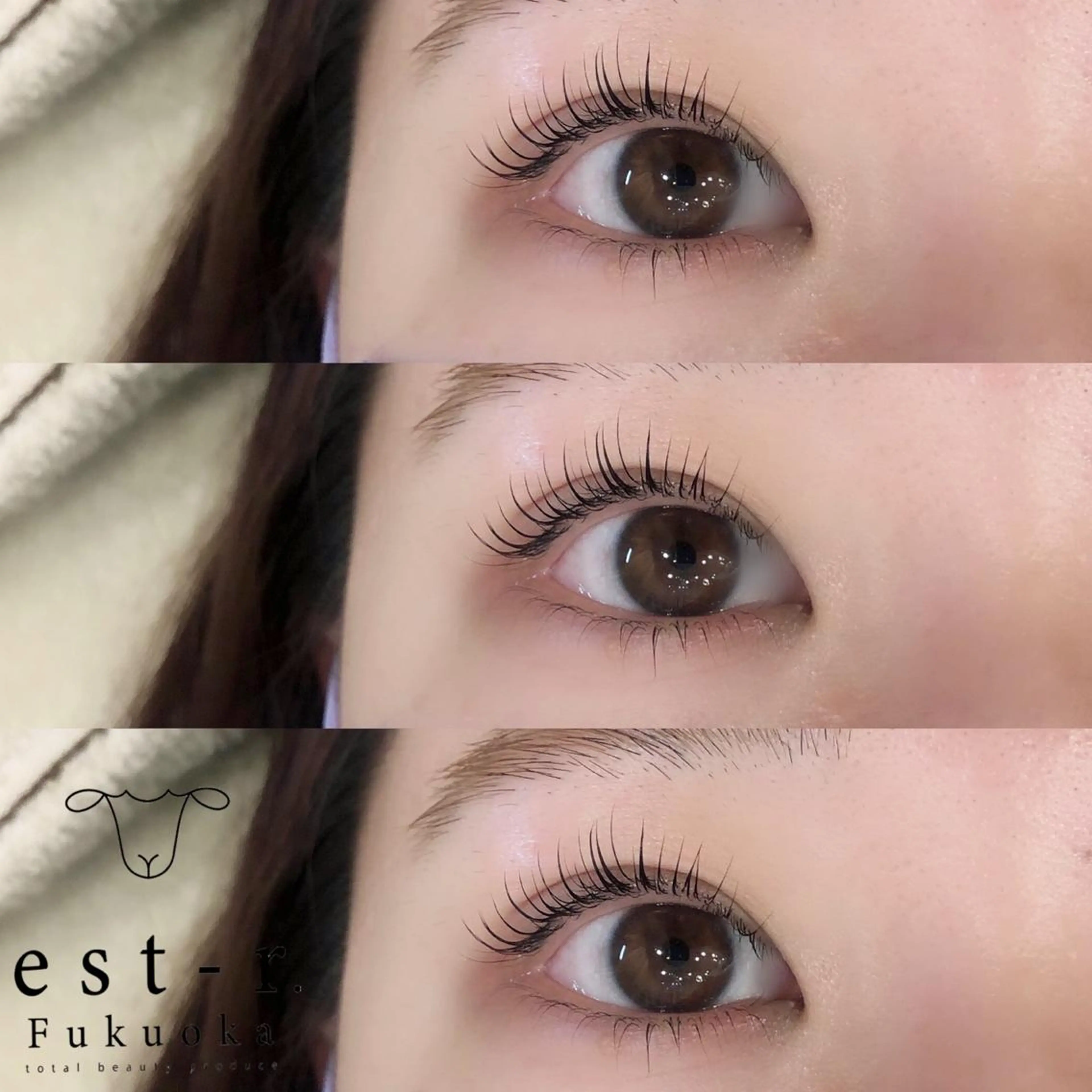 マツエク・マツパ フラットラッシュ ナチュラル パリジェンヌラッシュリフト まつげパーマ 下まつげエクステ マツパ Riho/博多/ まつげパーマ/LEDのマツエク・マツパデザイン