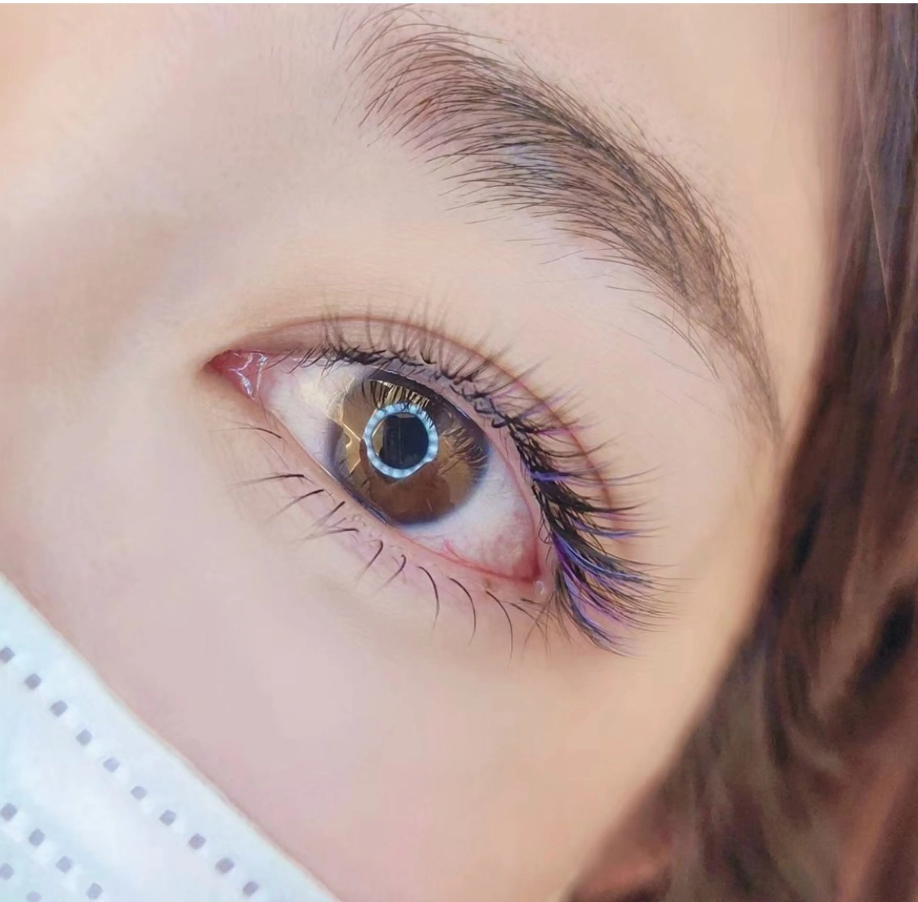 マツエク・マツパ カラーマツエク ボリュームラッシュ ワンホンマツエク 西山 雅子のマツエク・マツパデザイン