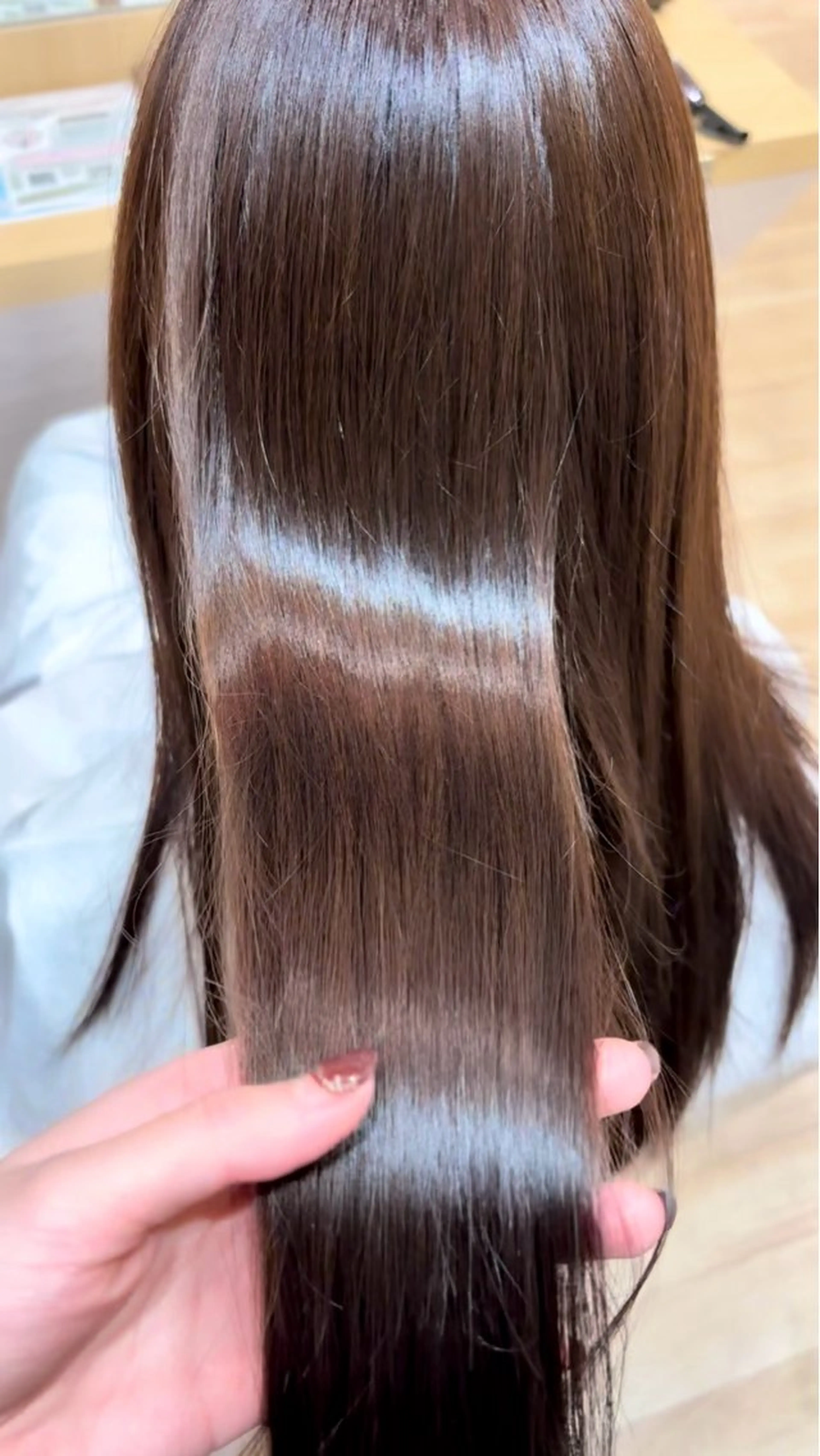 ロング カラー ブラウンカラー 透明感カラー カット ヘアカラー ✧HINA✧ 韓国風/レイヤーのヘアスタイル