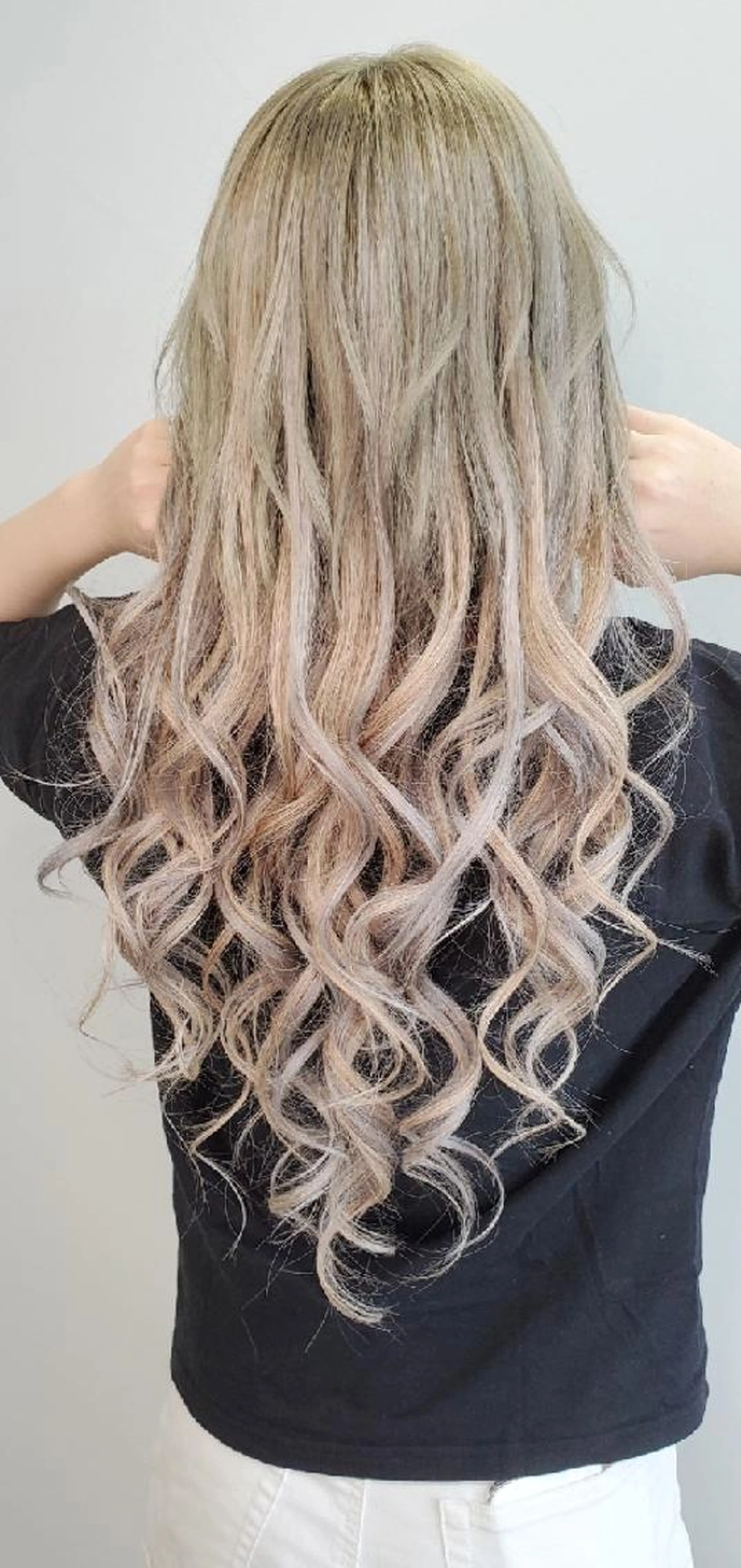 【シール💙】70本最高級人毛100％【ミニモ限定価格‼️】エクステカット込み✂️の写真