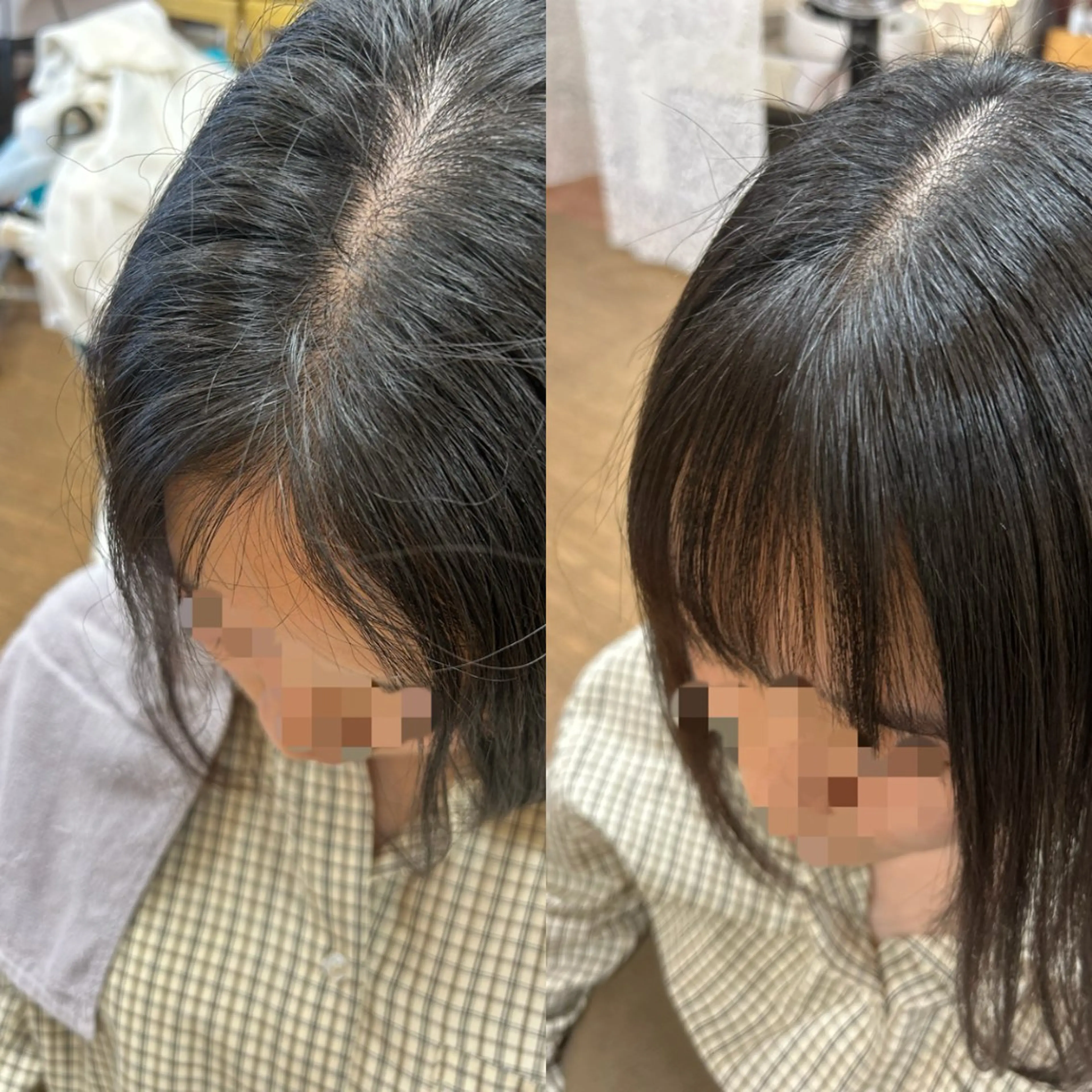 ロング 神谷 千明のヘアスタイル