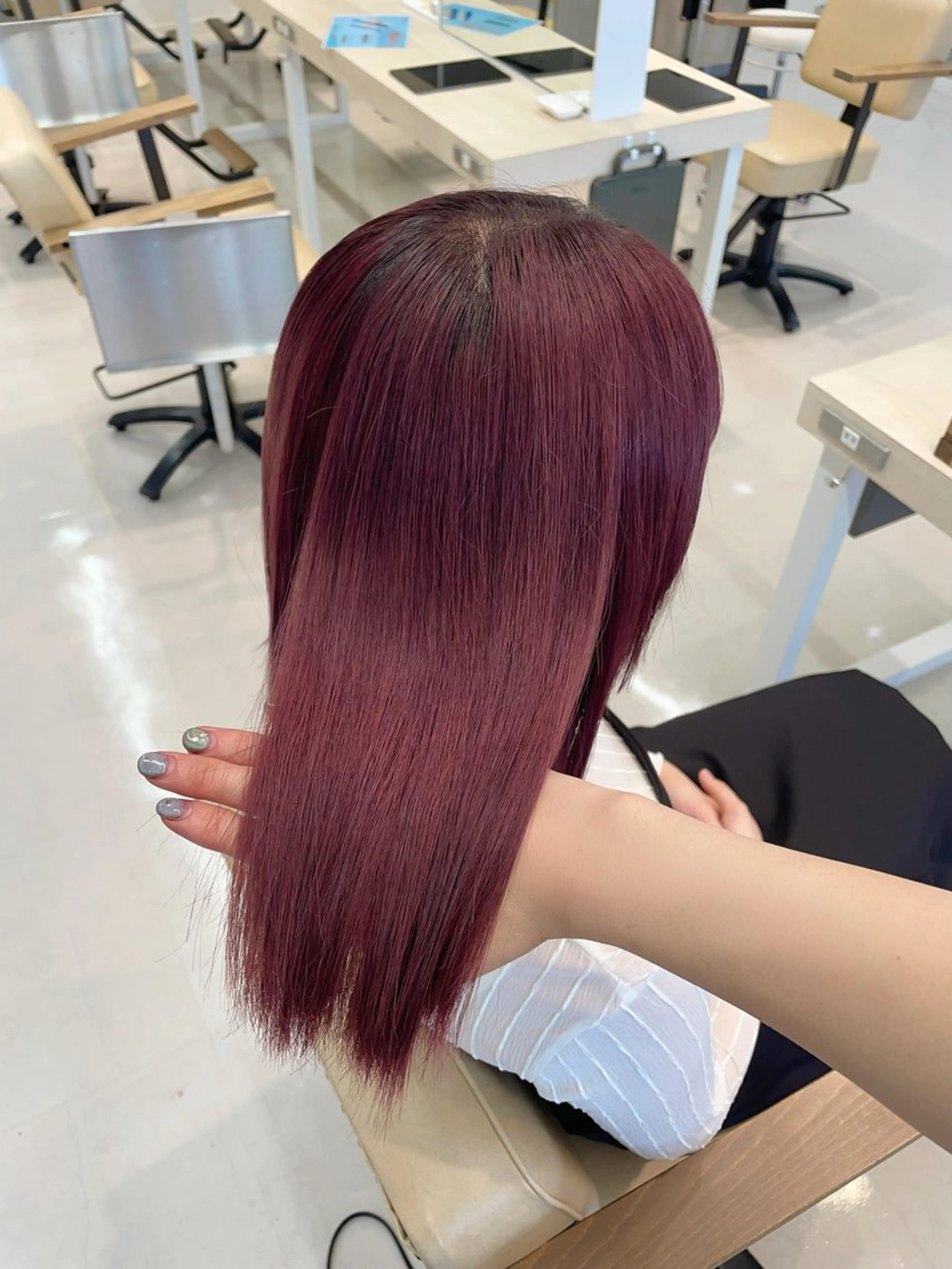 ミディアム ヘアカラー かずや🍀/髪質改善 /艶髪カラー/眉毛のヘアスタイル