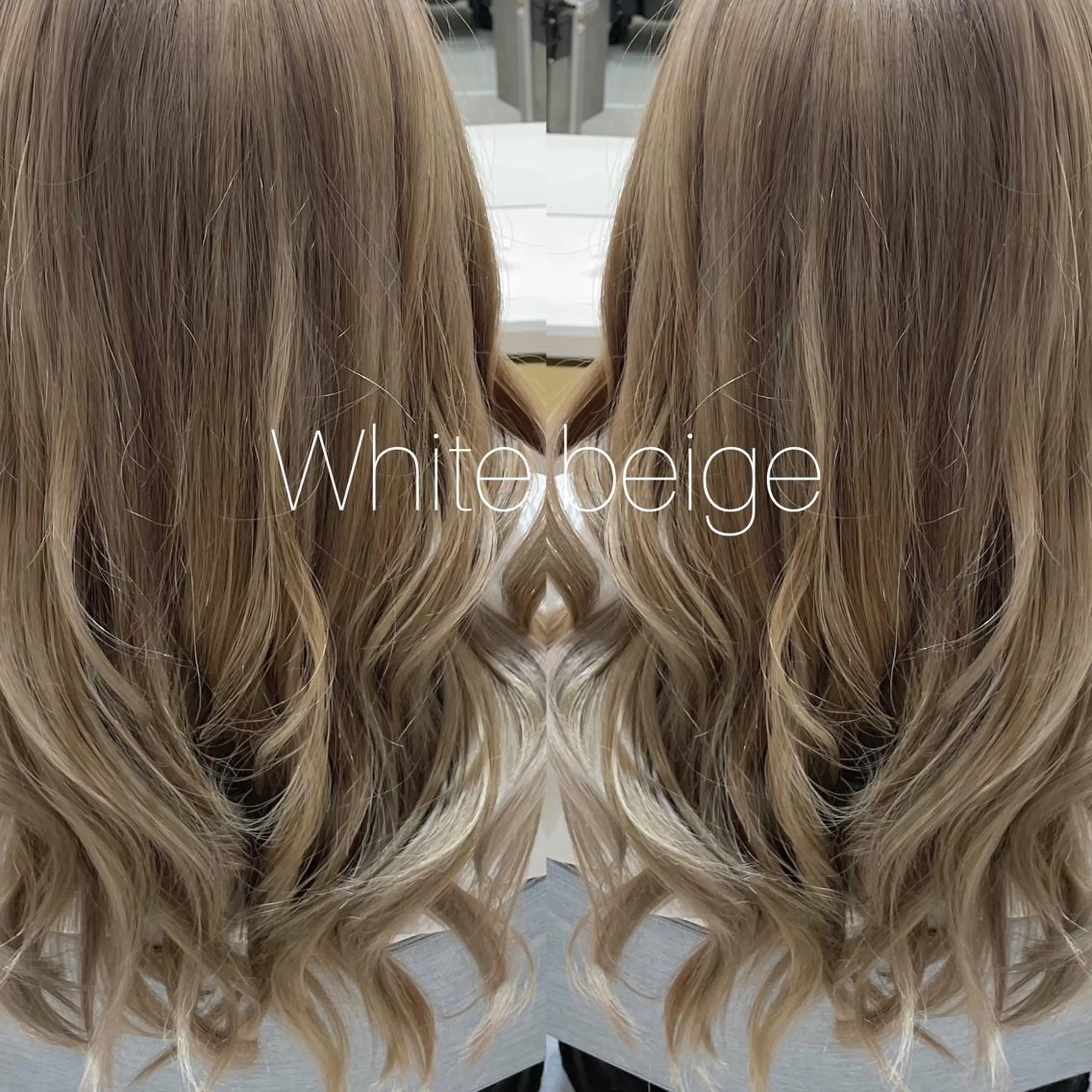 セミロング カラー カット 縮毛矯正 トリートメント 淡路上新庄/髪質改善 .艶カラー/野口春貴のヘアスタイル