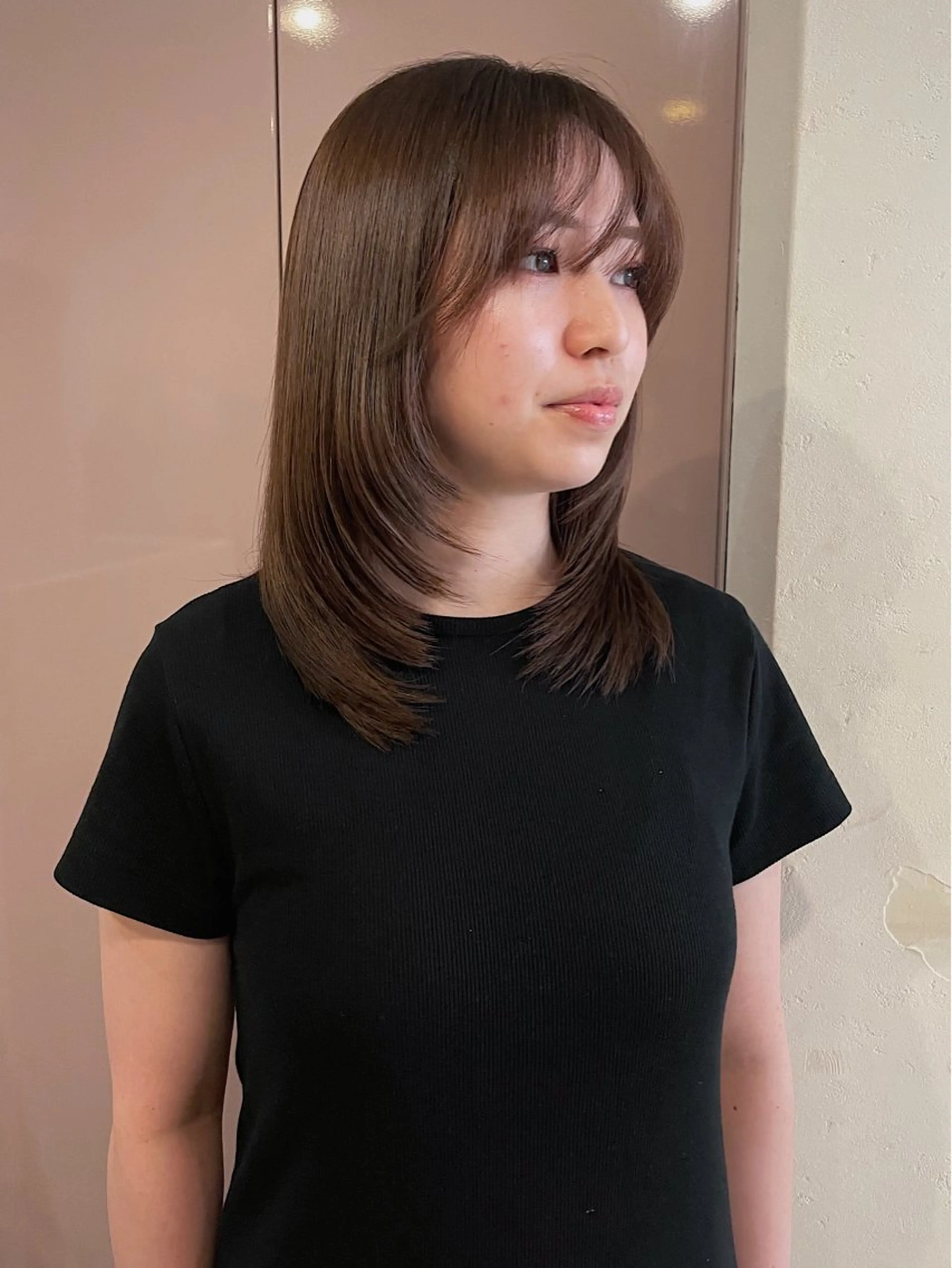 ミディアム カット ヘアカラー パーマ 縮毛矯正 トリートメント 大阪/梅田すぐ /パーマ落とし専門店のヘアスタイル