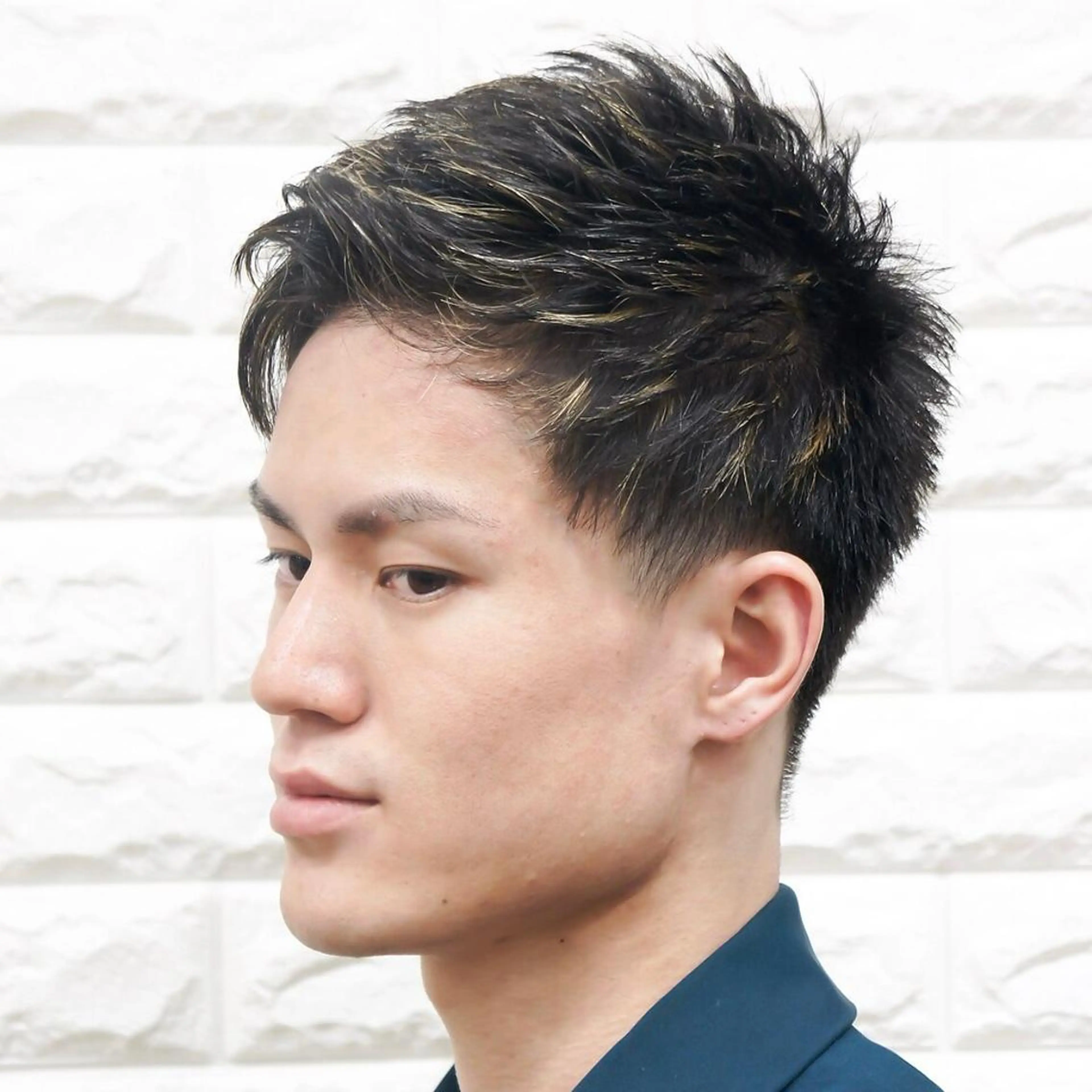 ショート カラー メンズ メンズメッシュ メッシュ メンズヘア専門 ウタカユウキのヘアスタイル