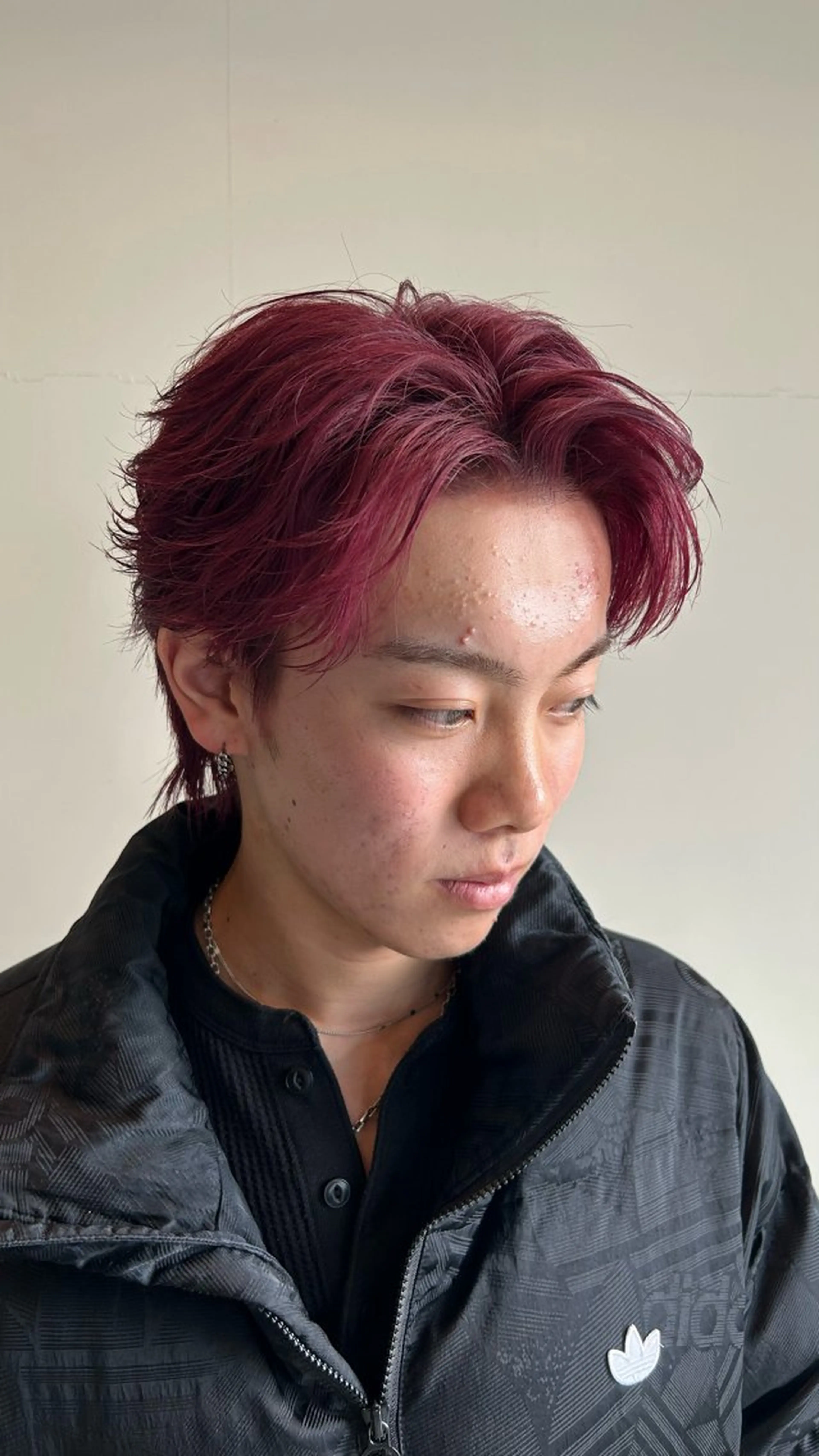 ショート メンズ ヘアカラー 嶋崎 楓也のヘアスタイル