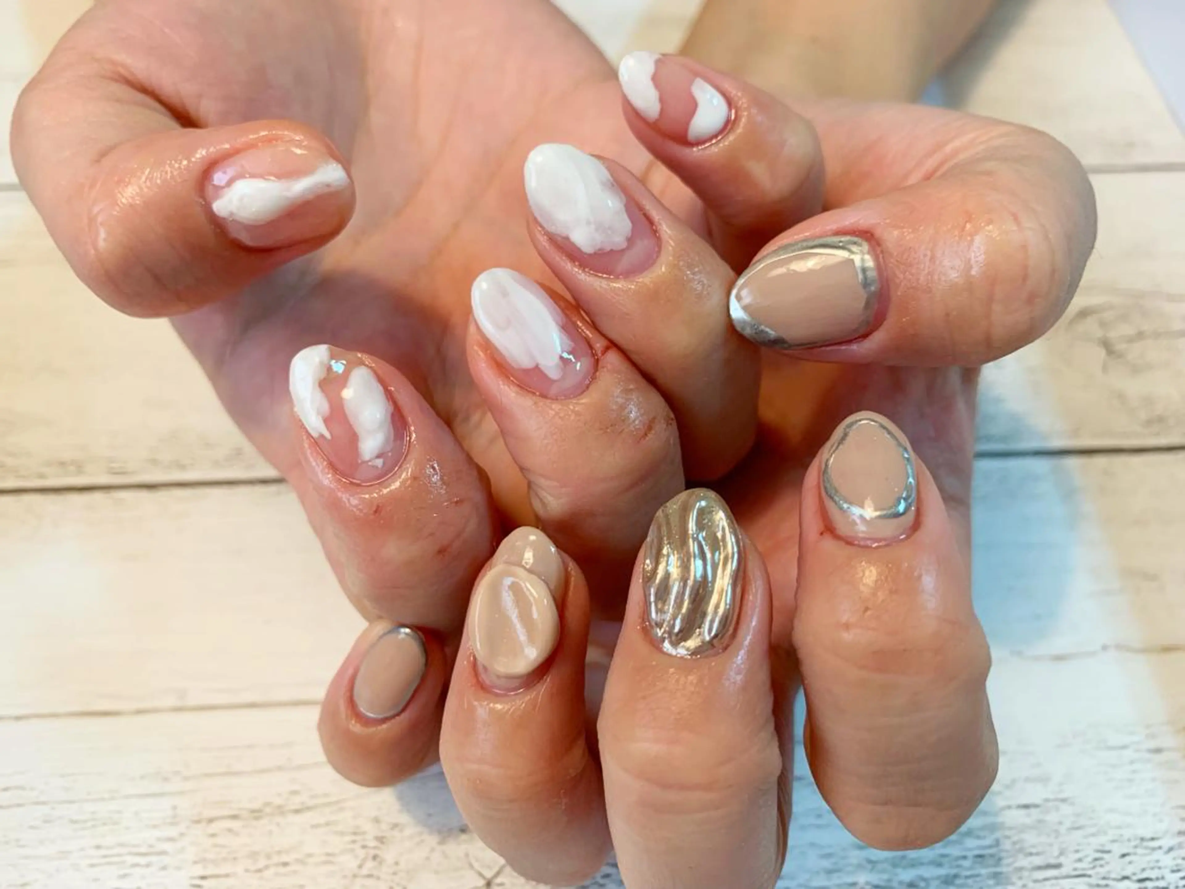 ネイル ハンドネイル GéRanium Harukaのネイルデザイン