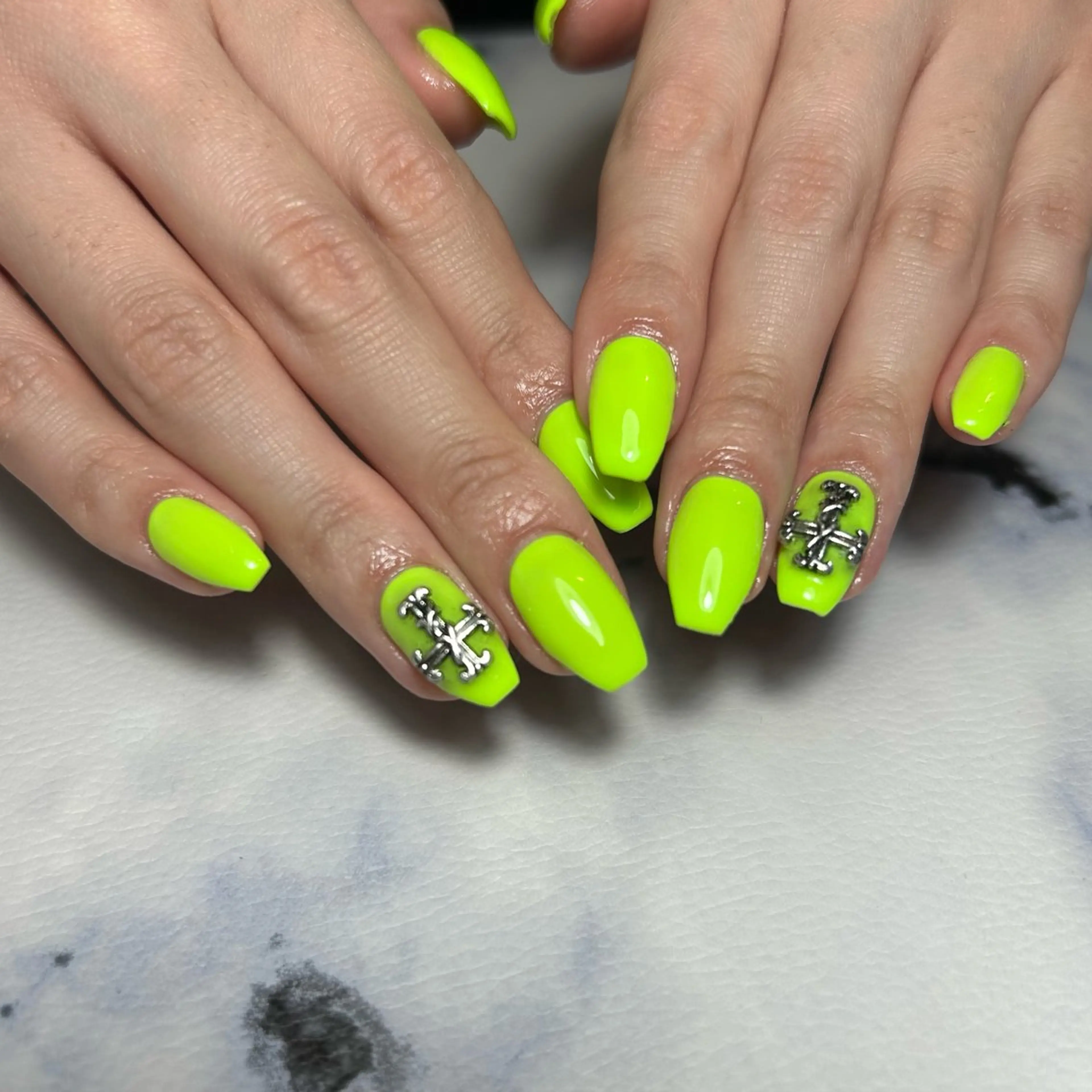 ネイル グリーン je Brille所属・【jeBrille】 Airiのネイルデザイン