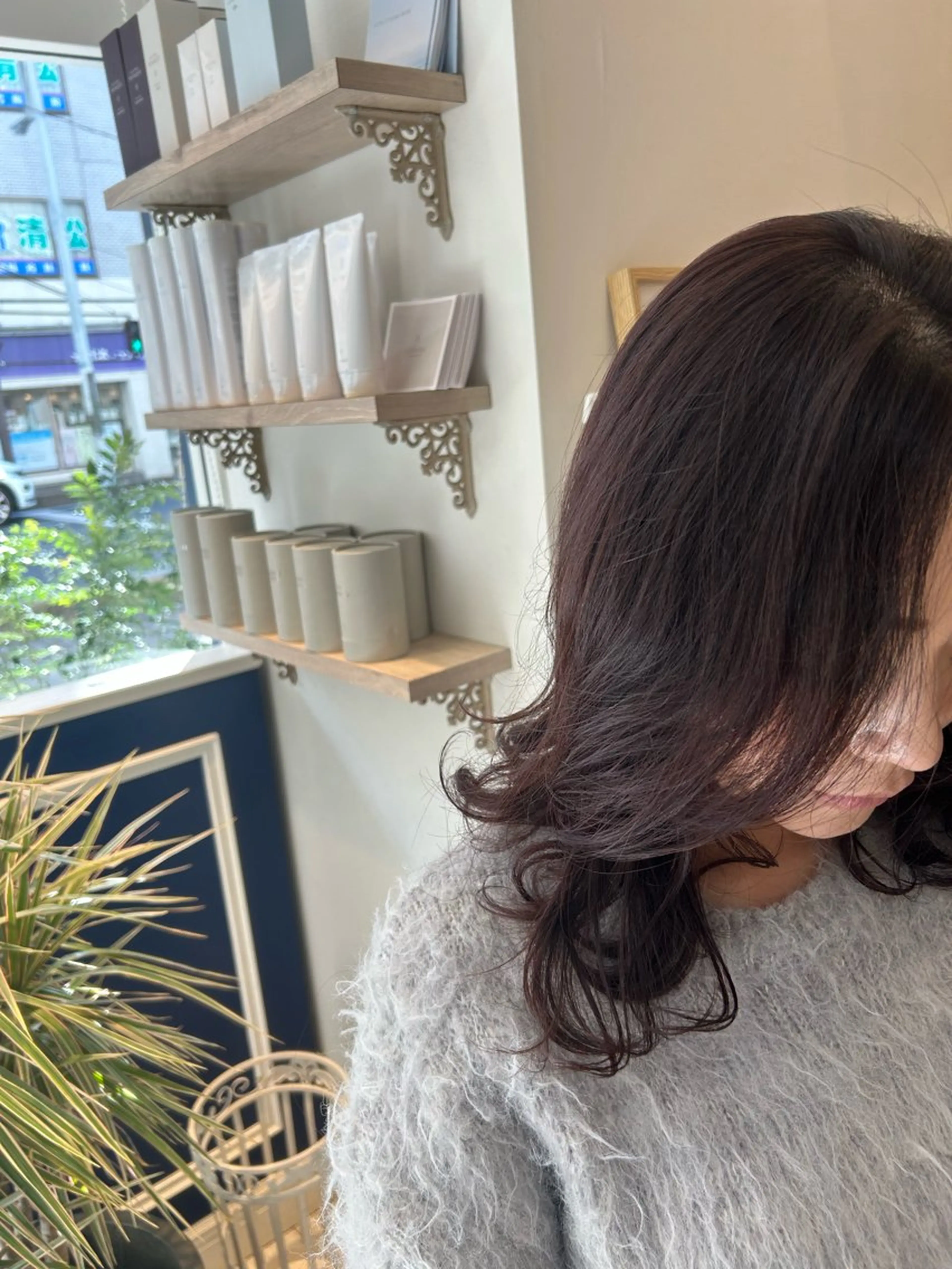 ミディアム パーマ 鈴村 大介のヘアスタイル