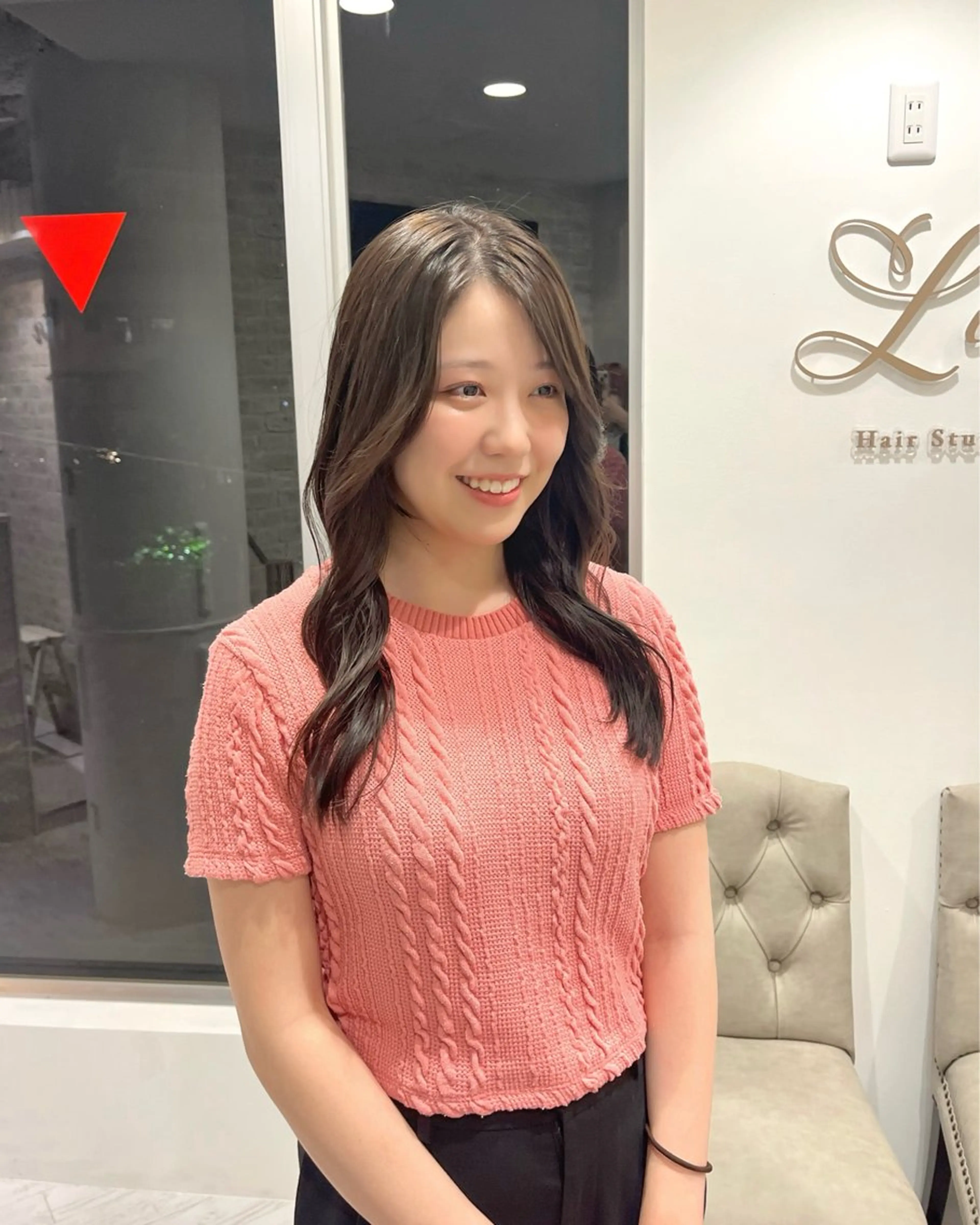 セミロング カット ヘアカラー トリートメント ボブ/レイヤー/ 茉莉花のヘアスタイル