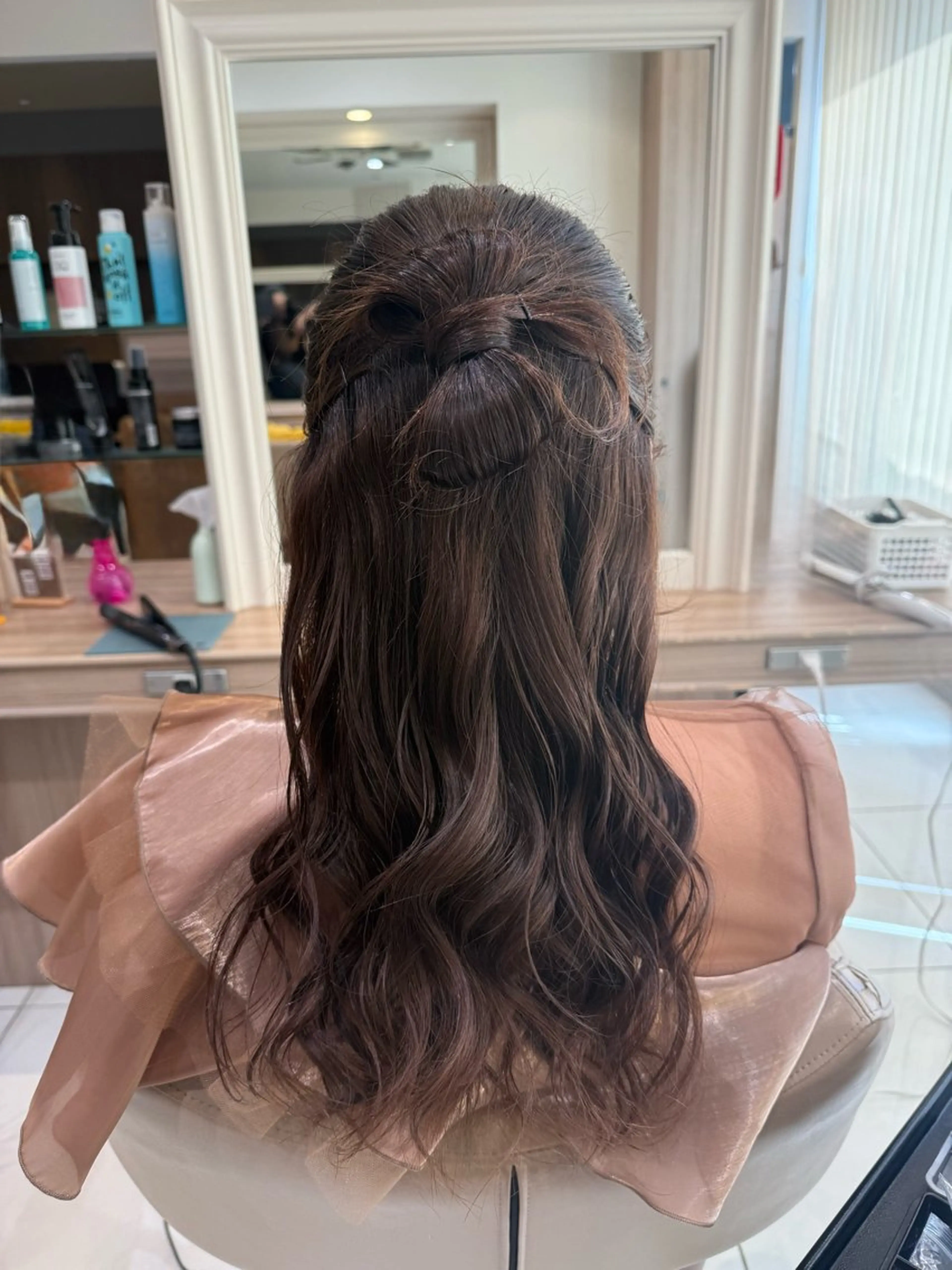ロング ヘアアレンジ ヘアセット 韓国ヘアメイク🎀/ 縮毛矯正✨山本媛香のヘアスタイル