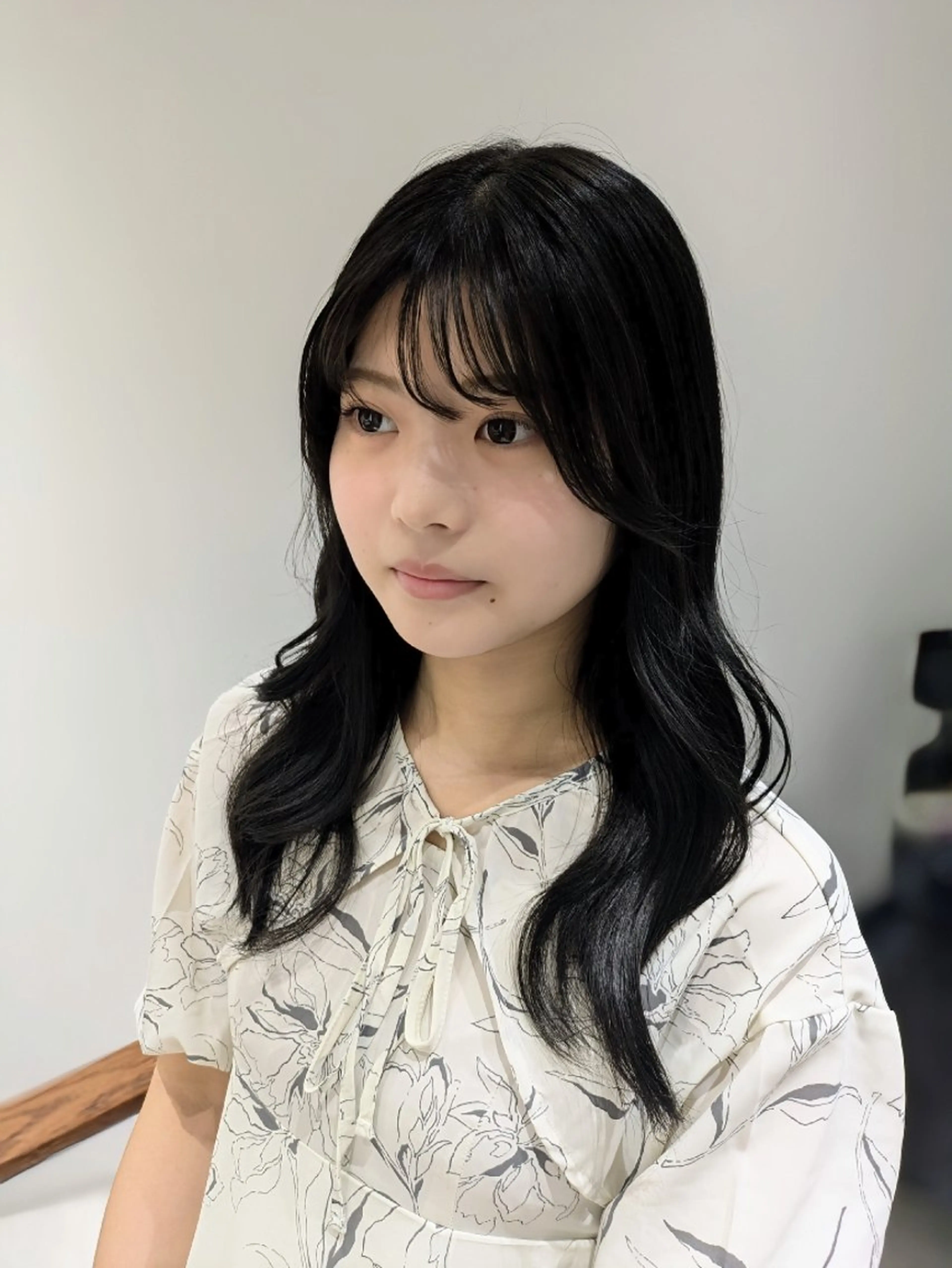 ロング カラー アッシュ アッシュブラウン ブラウンカラー くびれヘア 顔周りカット 髪質改善/韓国メンズ カット&パーマ 猿川のヘアスタイル