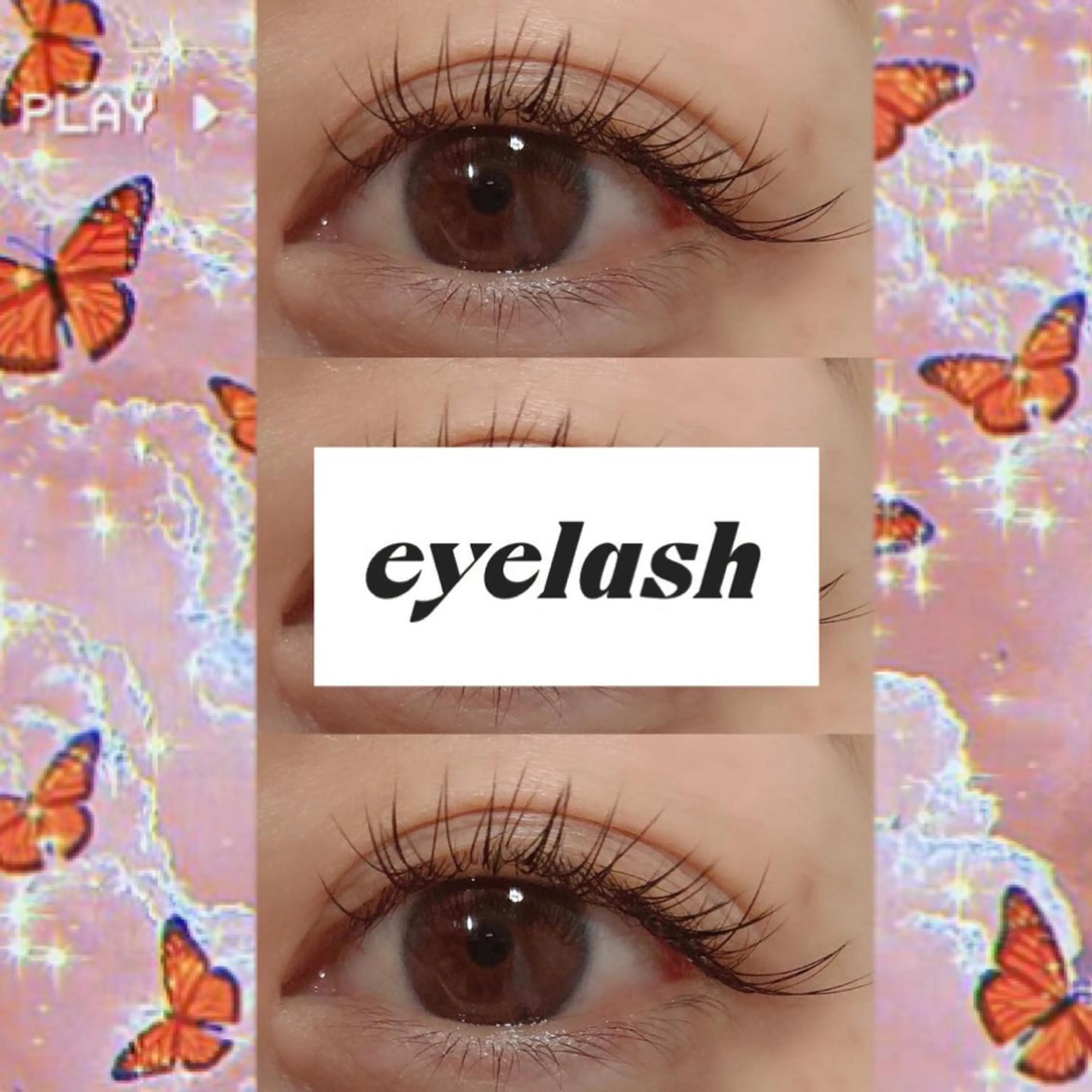 マツエク・マツパ 束感まつ毛 フラットラッシュ 韓国風マツエク 目尻長め まつげパーマ orihara𐙚 まつげパーマ/眉毛のマツエク・マツパデザイン