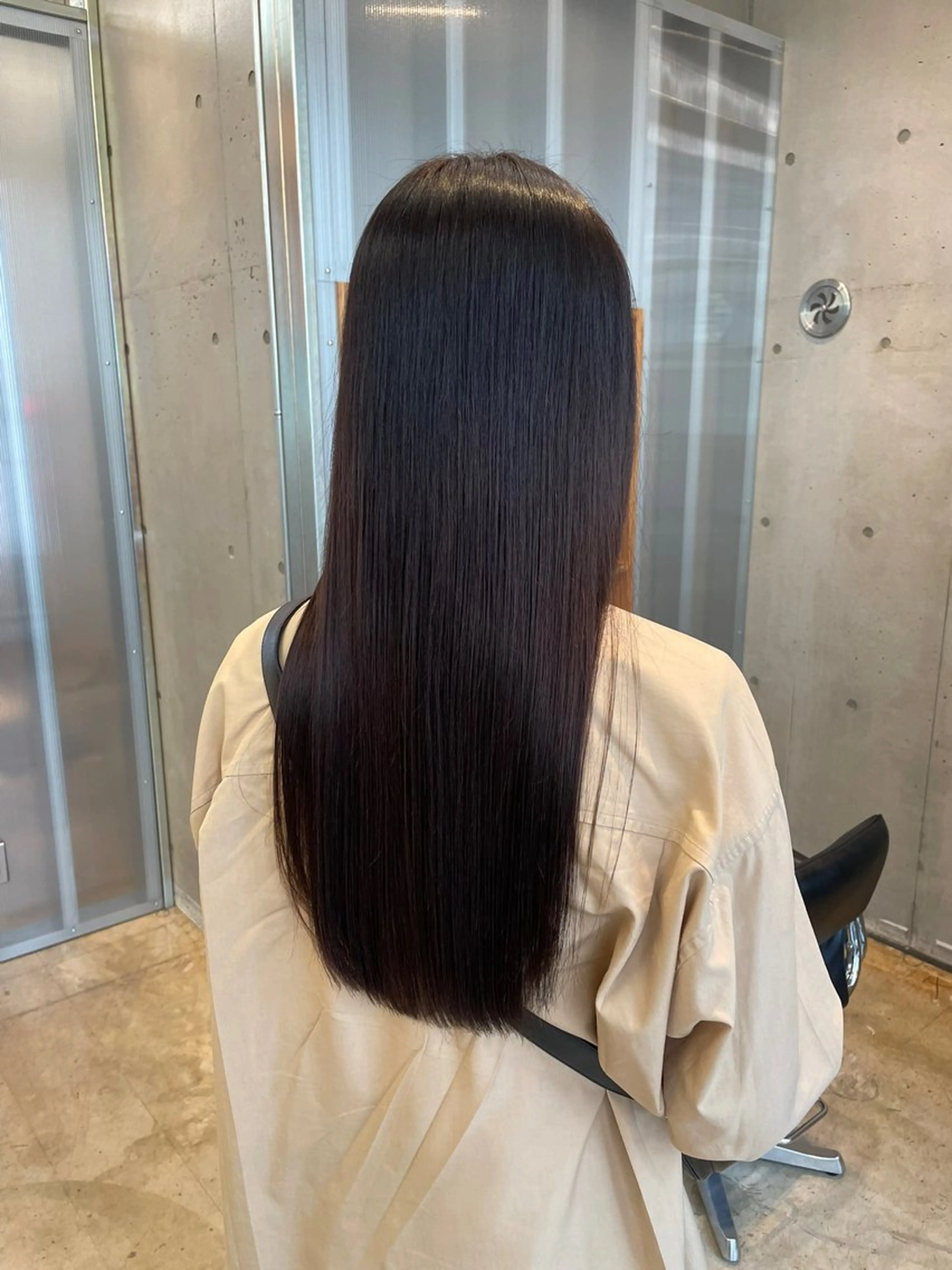 ロング カット 縮毛矯正 KOUSUKE /レイヤーカットのヘアスタイル