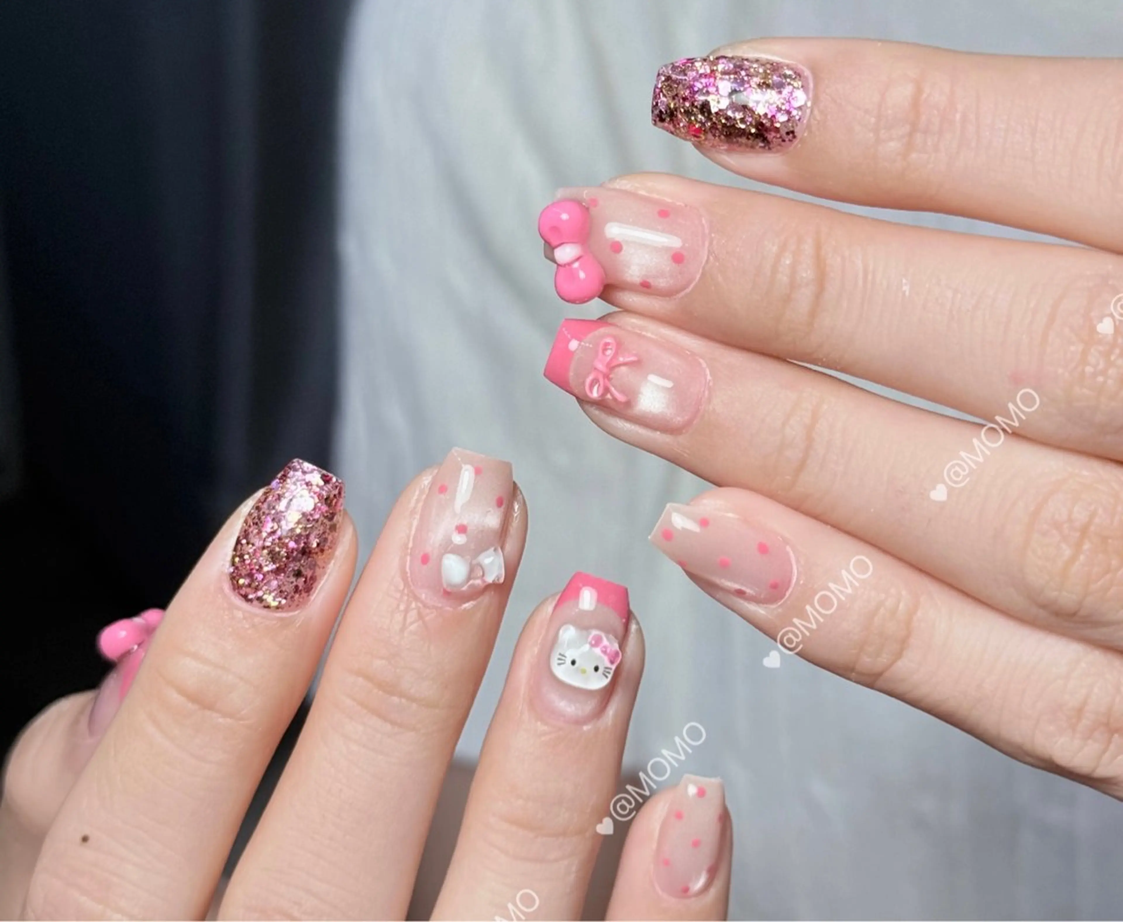ネイル ハンドネイル MOMO 川崎所属・moriki nailのネイルデザイン