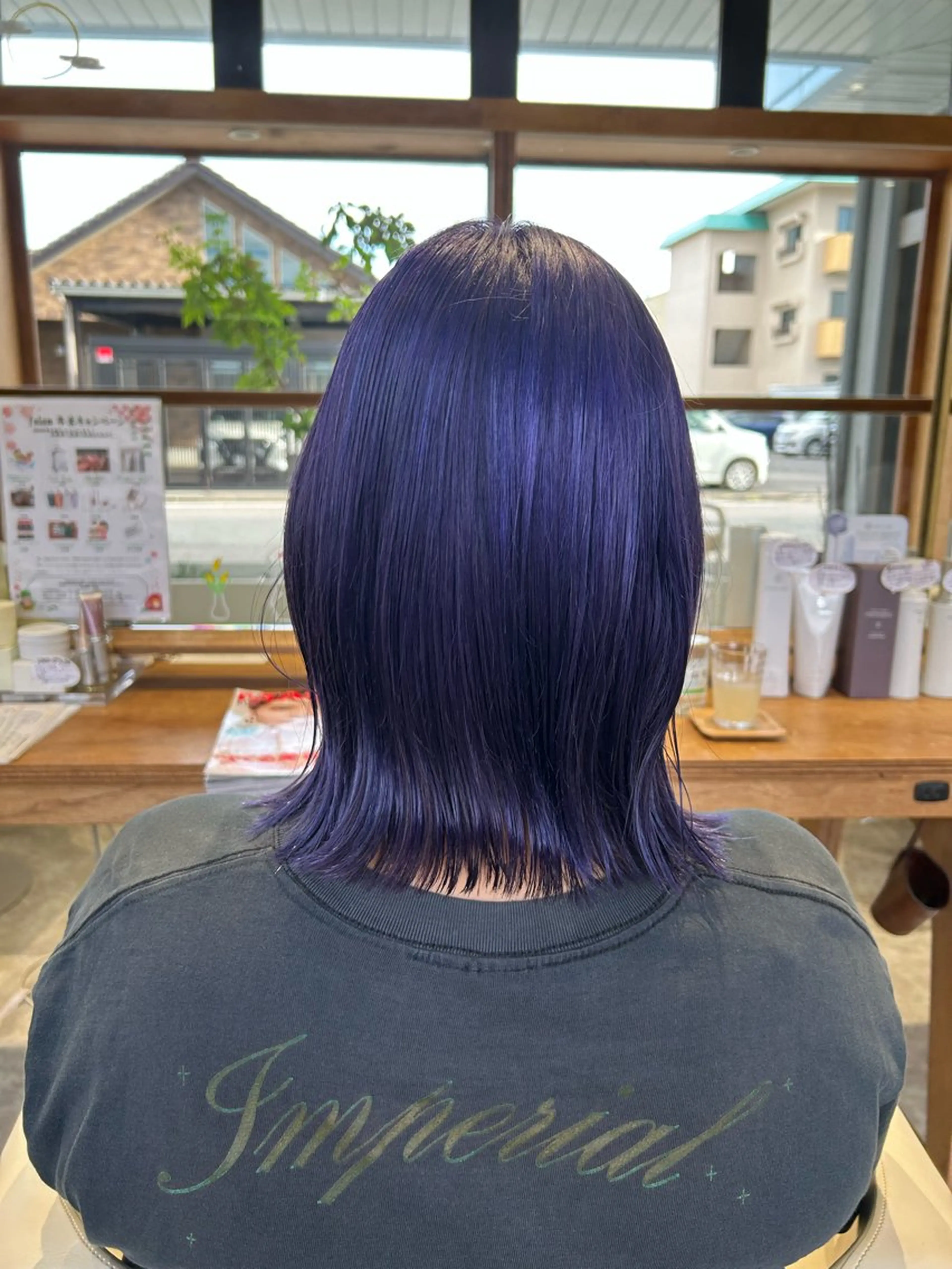 カラー ブリーチ ディープラベンダー デザインカラー ラベンダーカラー ヘアカラー 佐藤 悠生 メンズパーマ.カットのヘアスタイル
