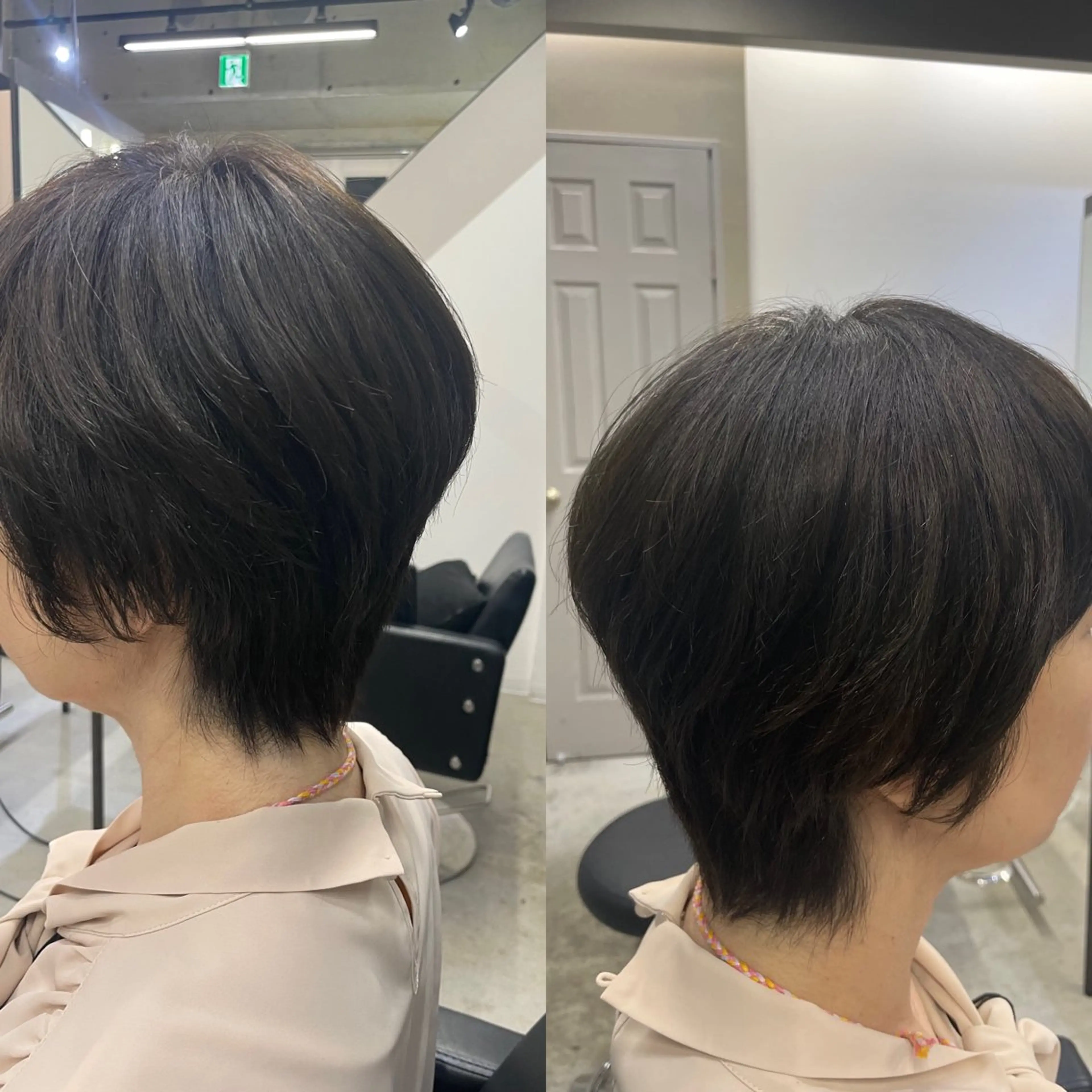 ショート カット ヘアカラー 加藤 泰輔のヘアスタイル