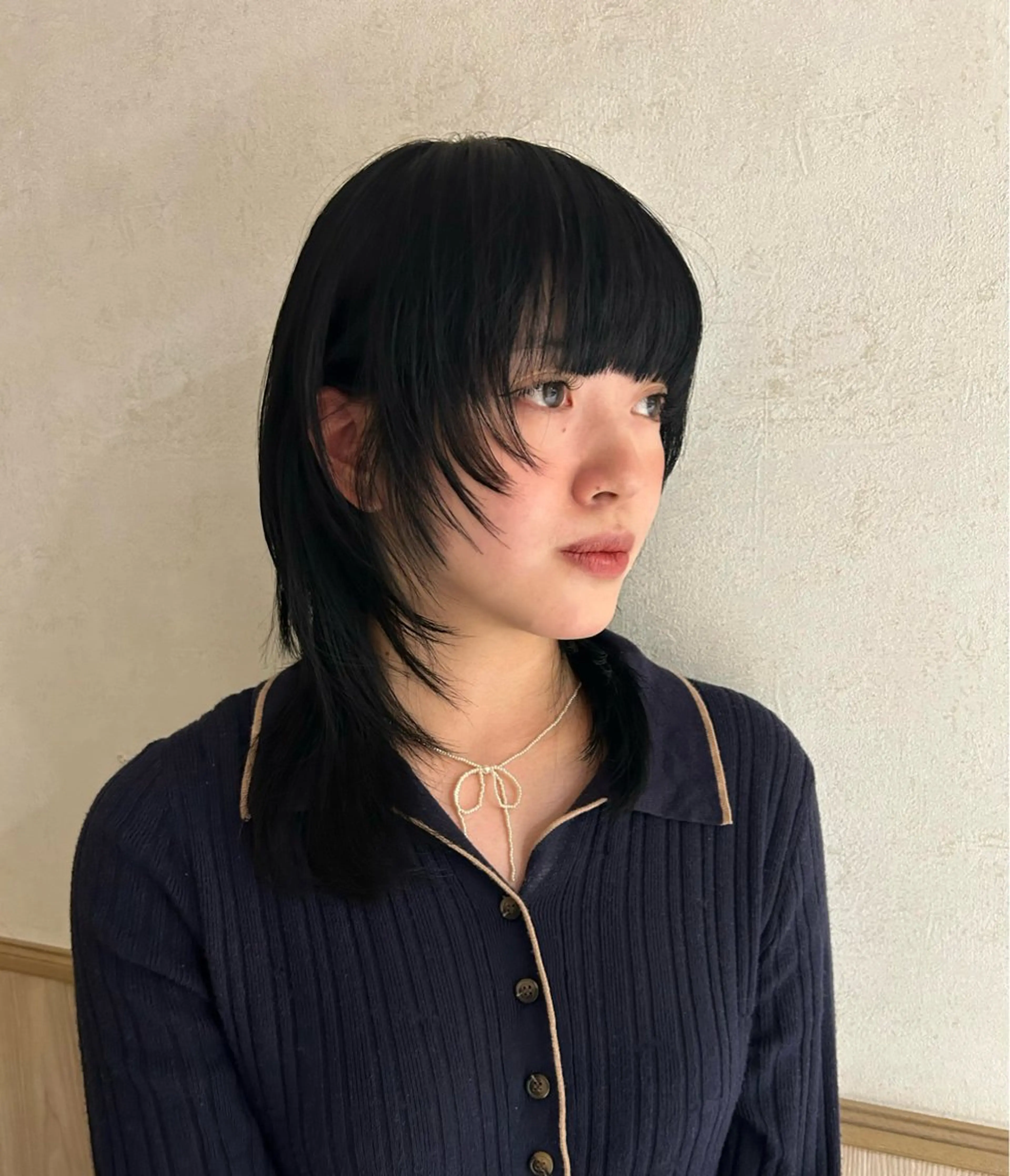 ミディアム カラー Sora/レイヤー/ 似合わせカラー🤎のヘアスタイル