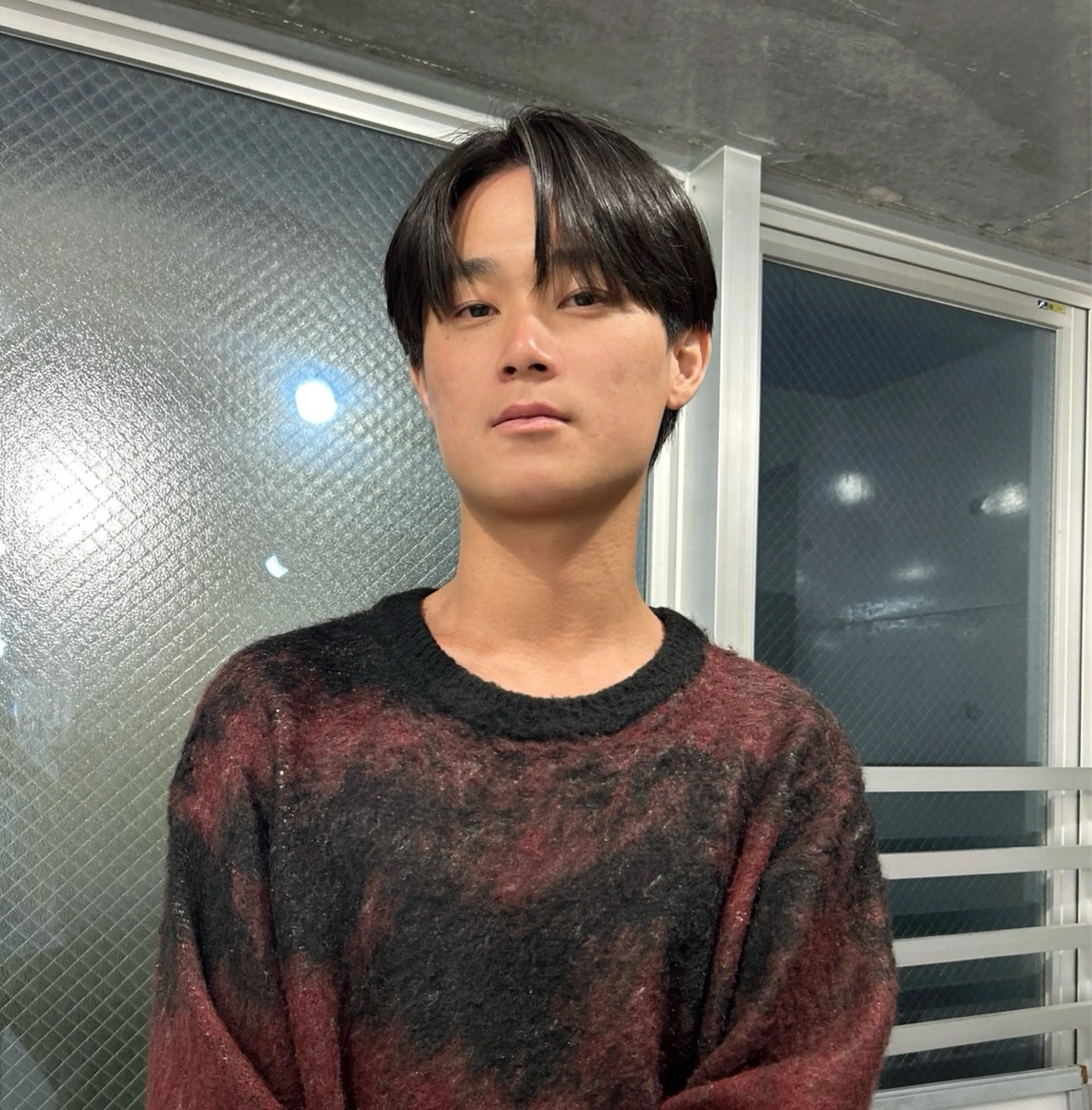 メンズ センターパート 米谷 優吉のヘアスタイル