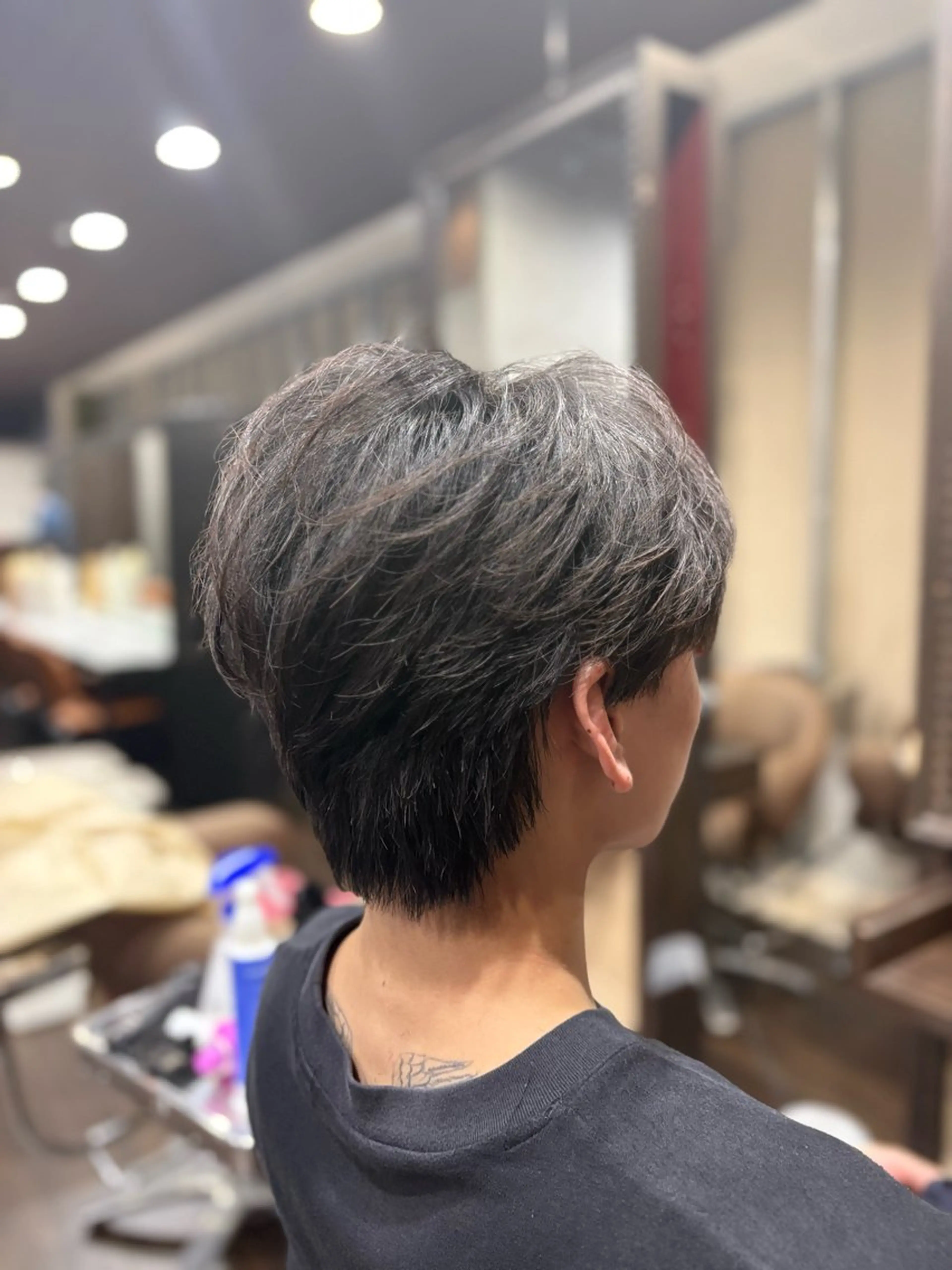 ミディアム メンズ メンズカットモデル 募集🚹✨荒井雛子のヘアスタイル