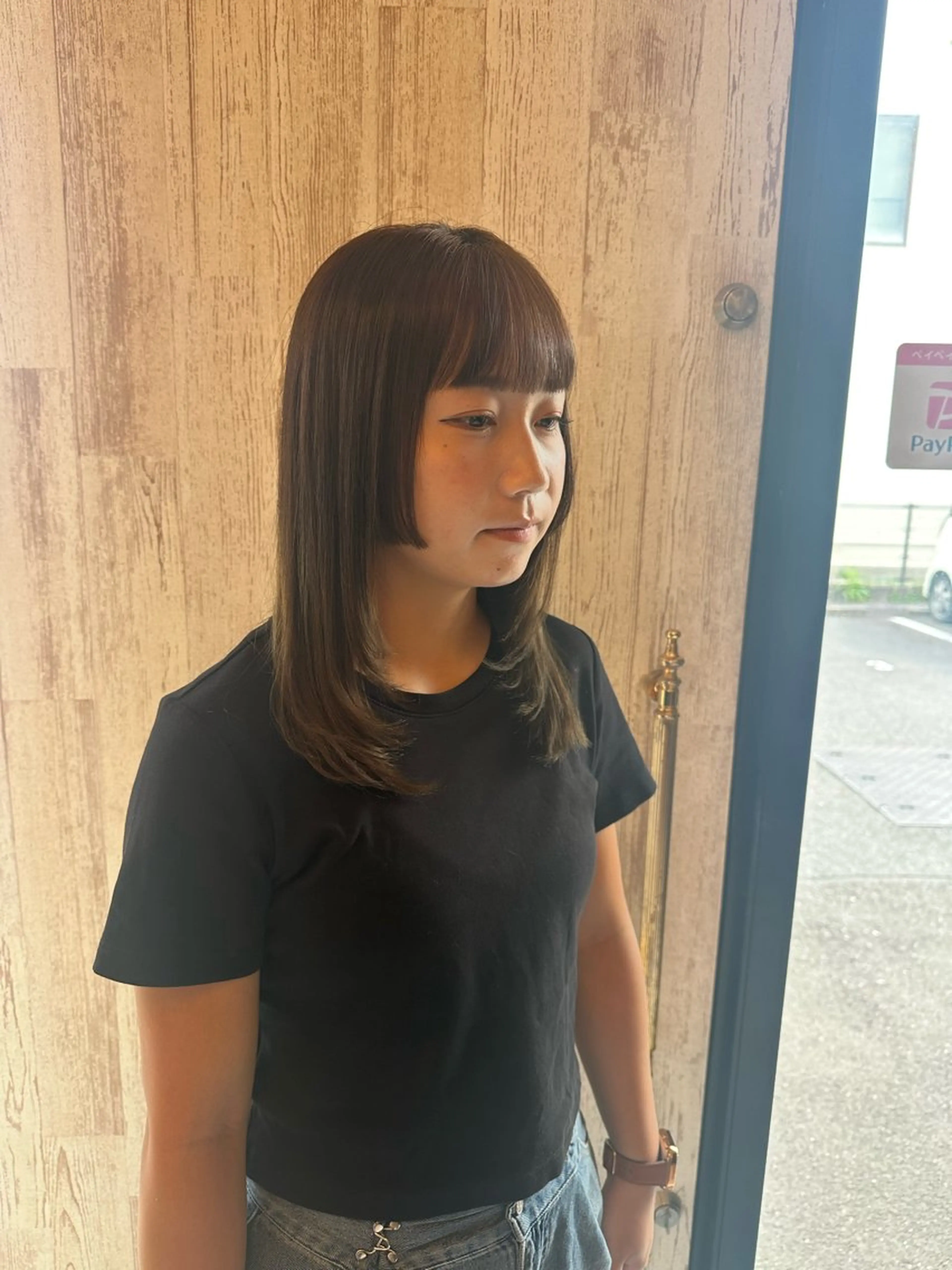 セミロング 姫カット レイヤーカット arl 豊田店のヘアスタイル