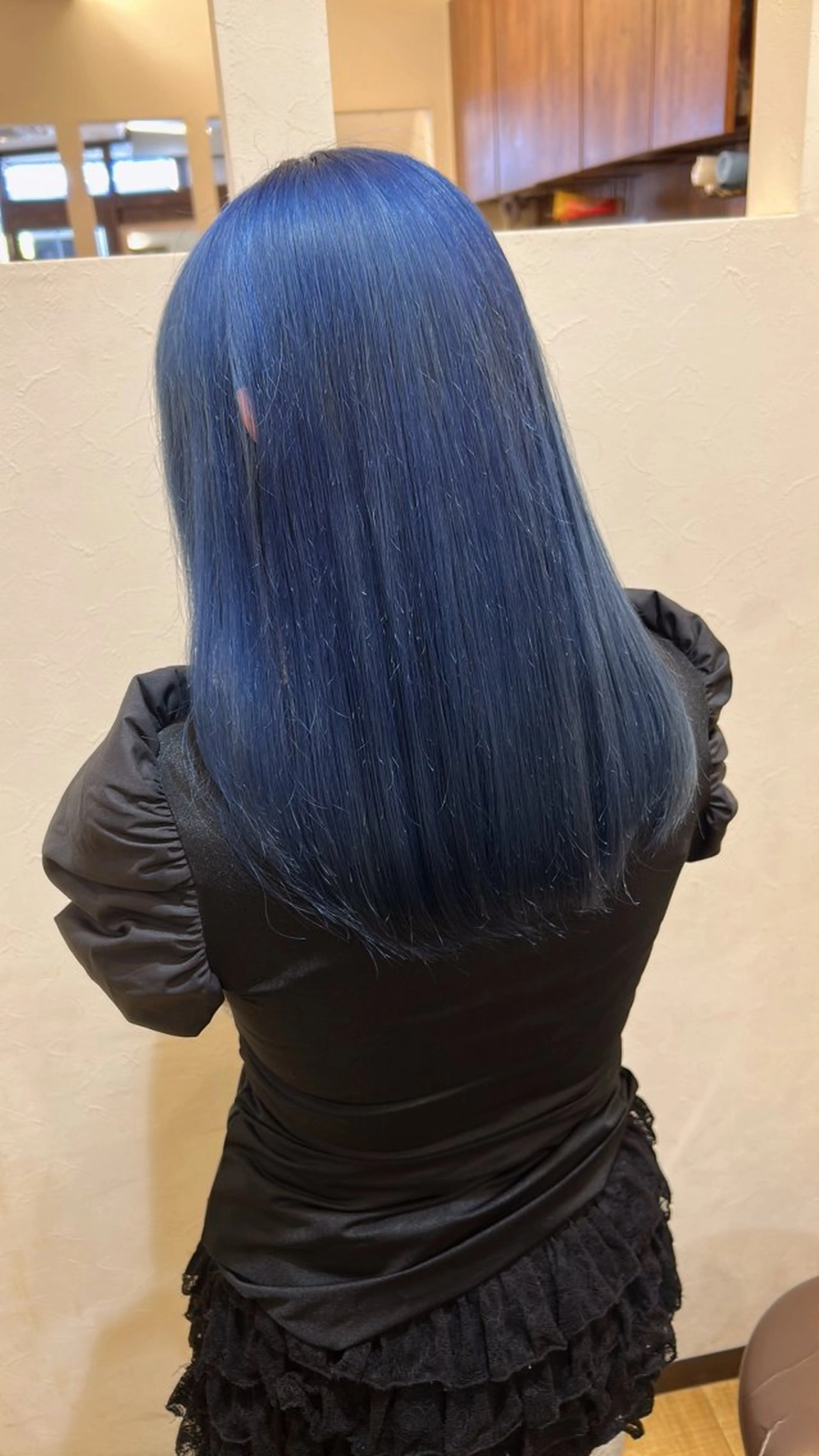 セミロング カラー ハイトーン特化⭐️ 飯田大樹のヘアスタイル