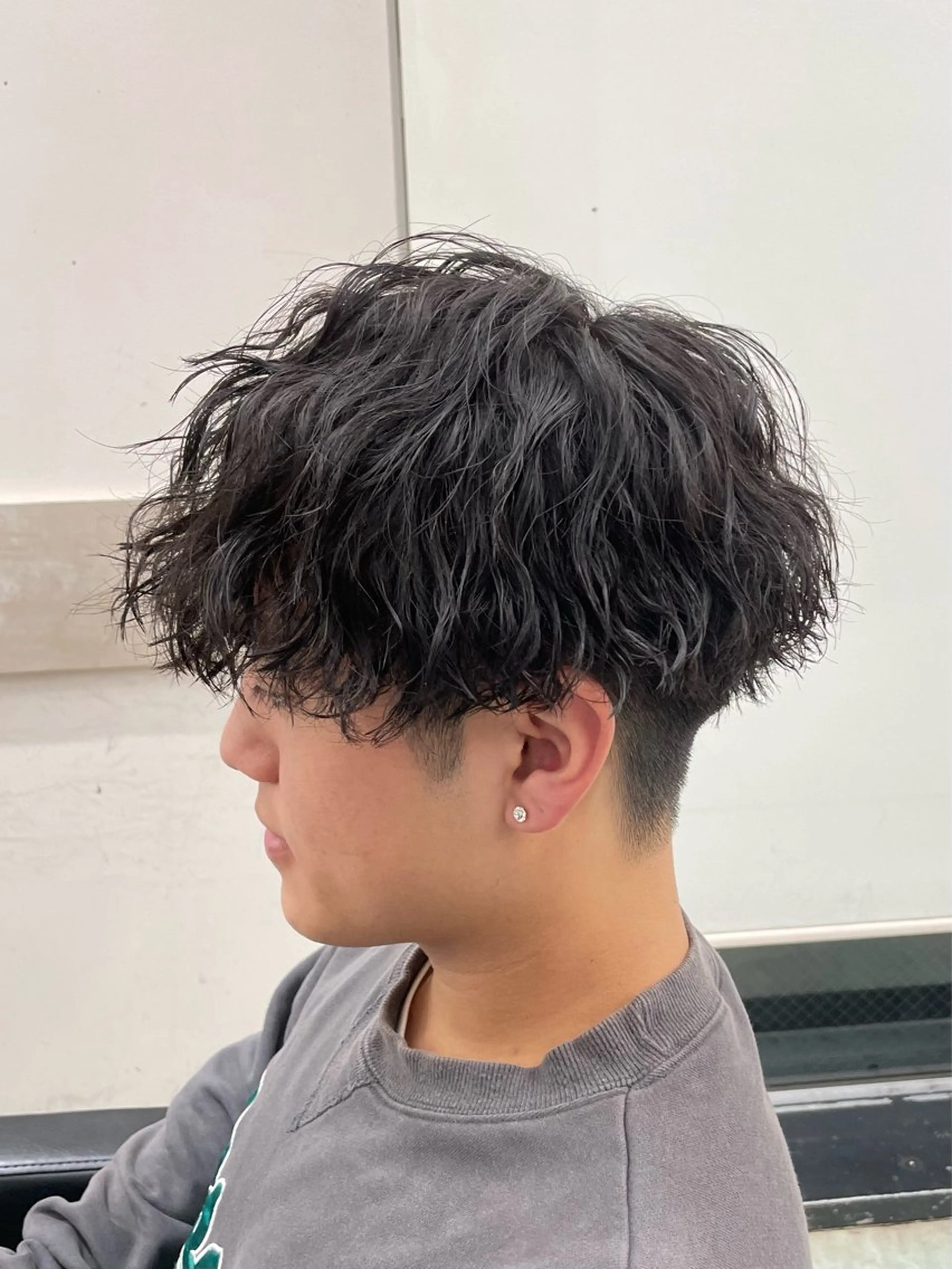 ショート パーマ メンズ マッシュ メンズパーマ ツイストスパイラルパーマ スパイラルパーマ カット パーマ メンズ特化🔥 金子直斗のヘアスタイル