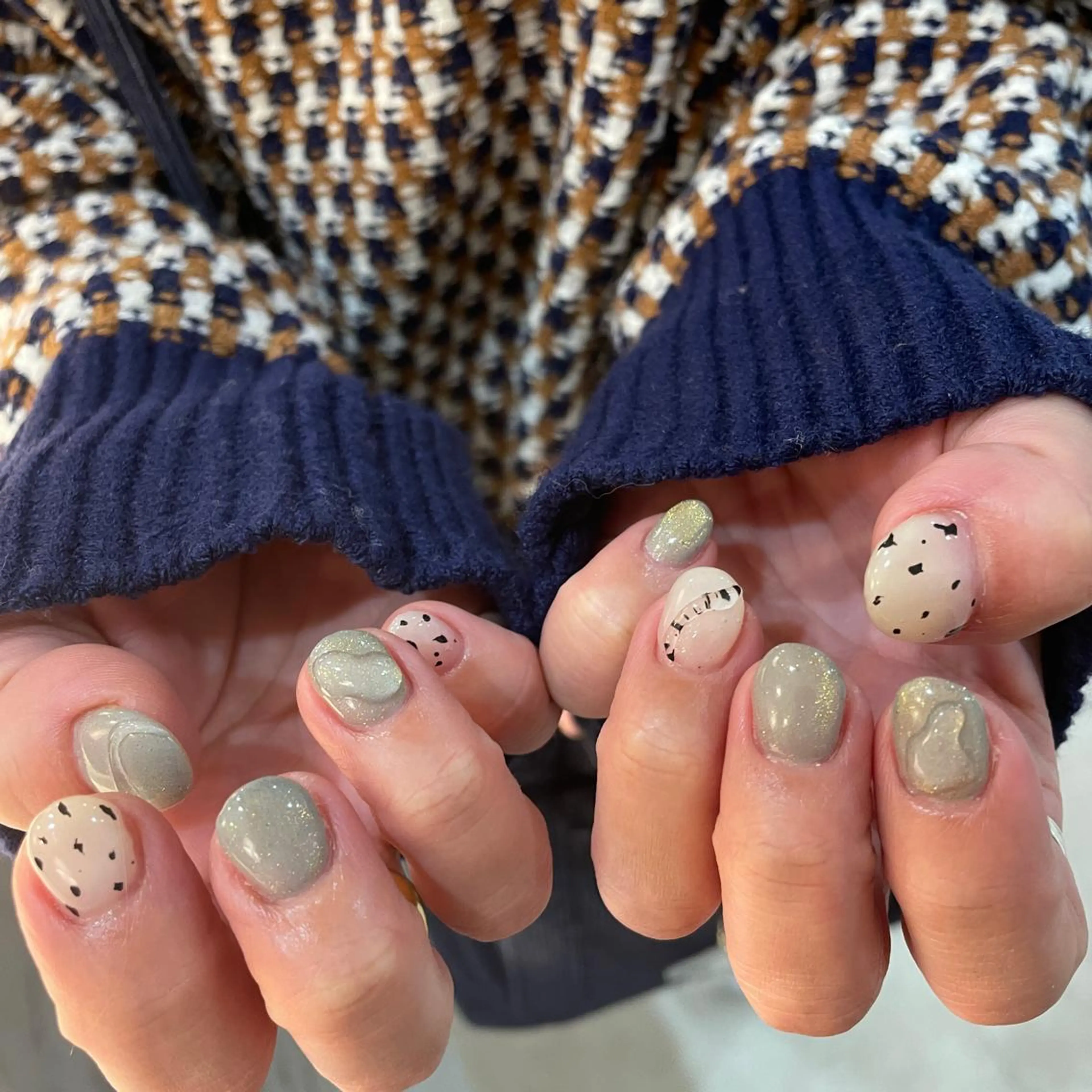 ネイル ゆびノさき茨木店 ニュアンス/アートのネイルデザイン