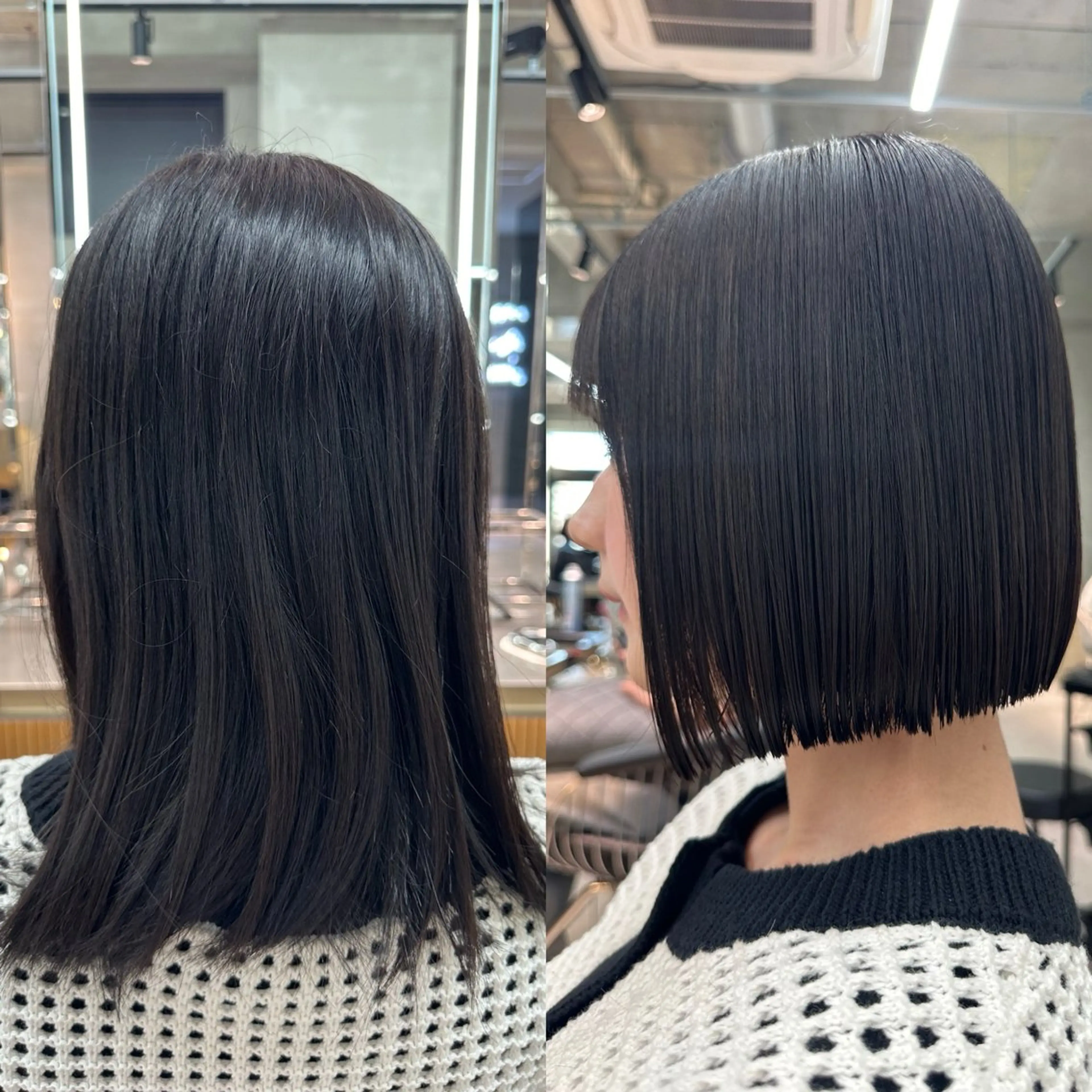 ミディアム カット 縮毛矯正 トリートメント ✨髪質改善特化✨副 店長椎葉信乃介のヘアスタイル