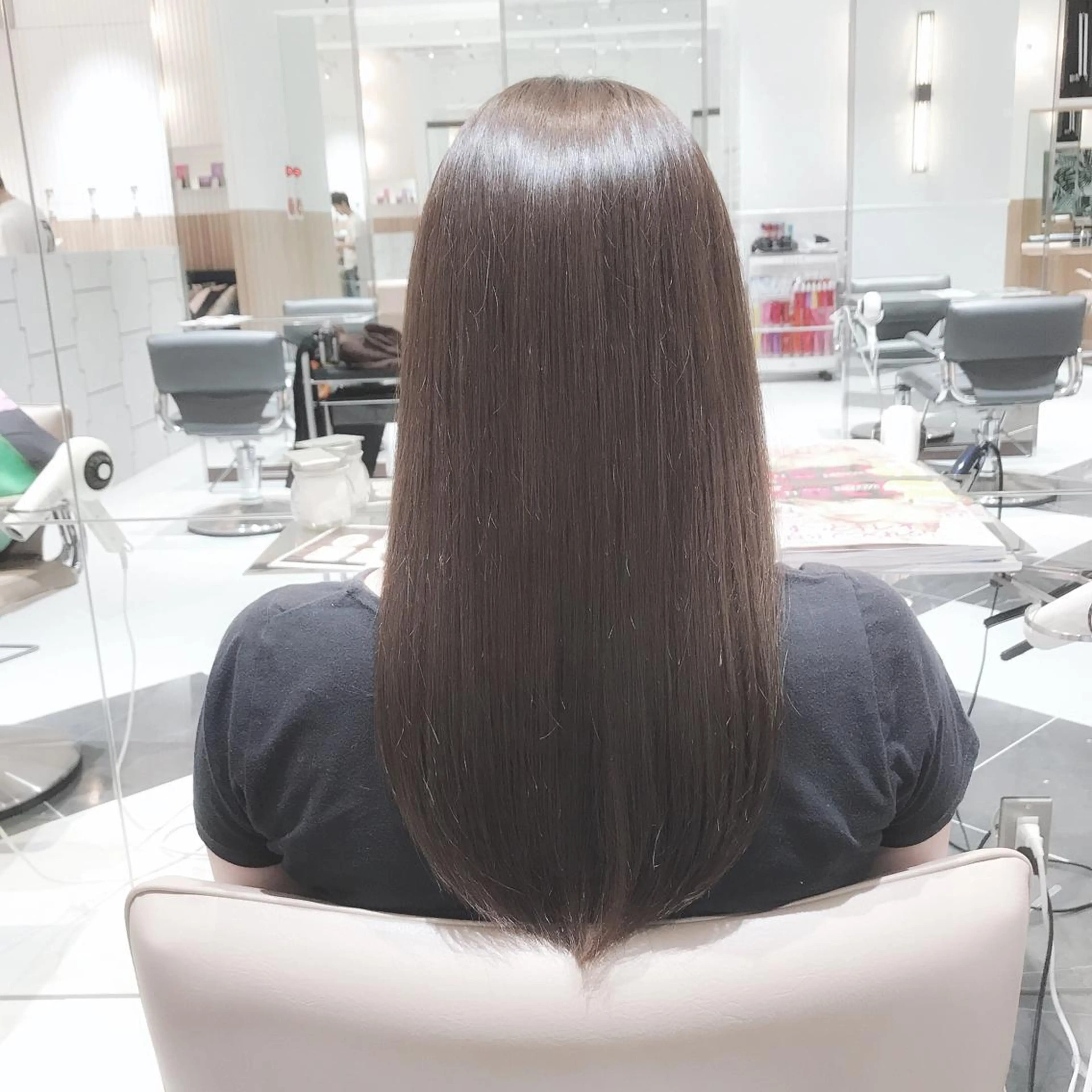ロング カラー 髪質改善 トリートメント Radix所属・ボブ/ハイトーン 福生Radix 下田のヘアスタイル