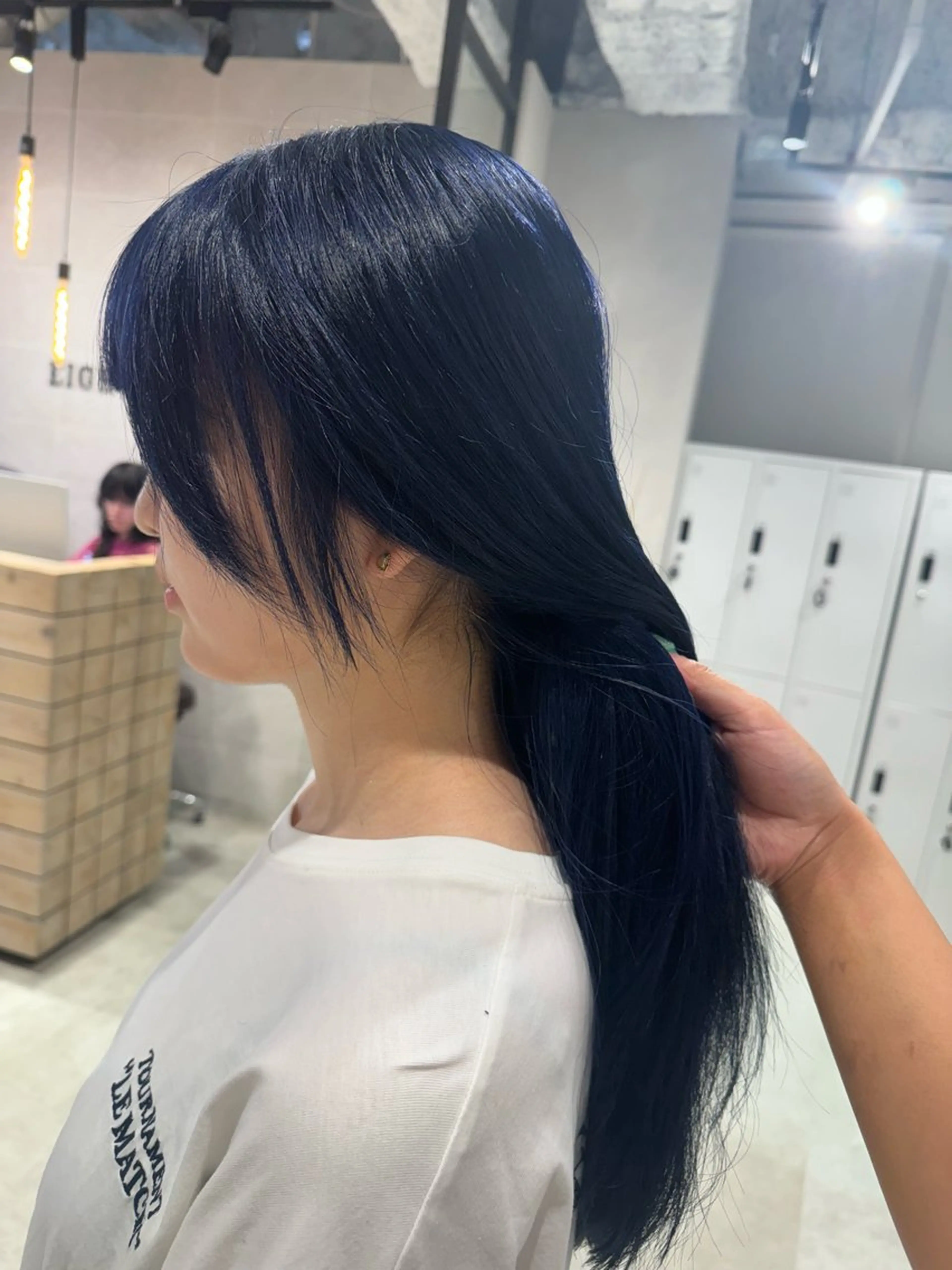 ロング カラー ブルーカラー カット ヘアカラー トリートメント 透明感カラー✨艶髪 制作🌱山根あゆみのヘアスタイル