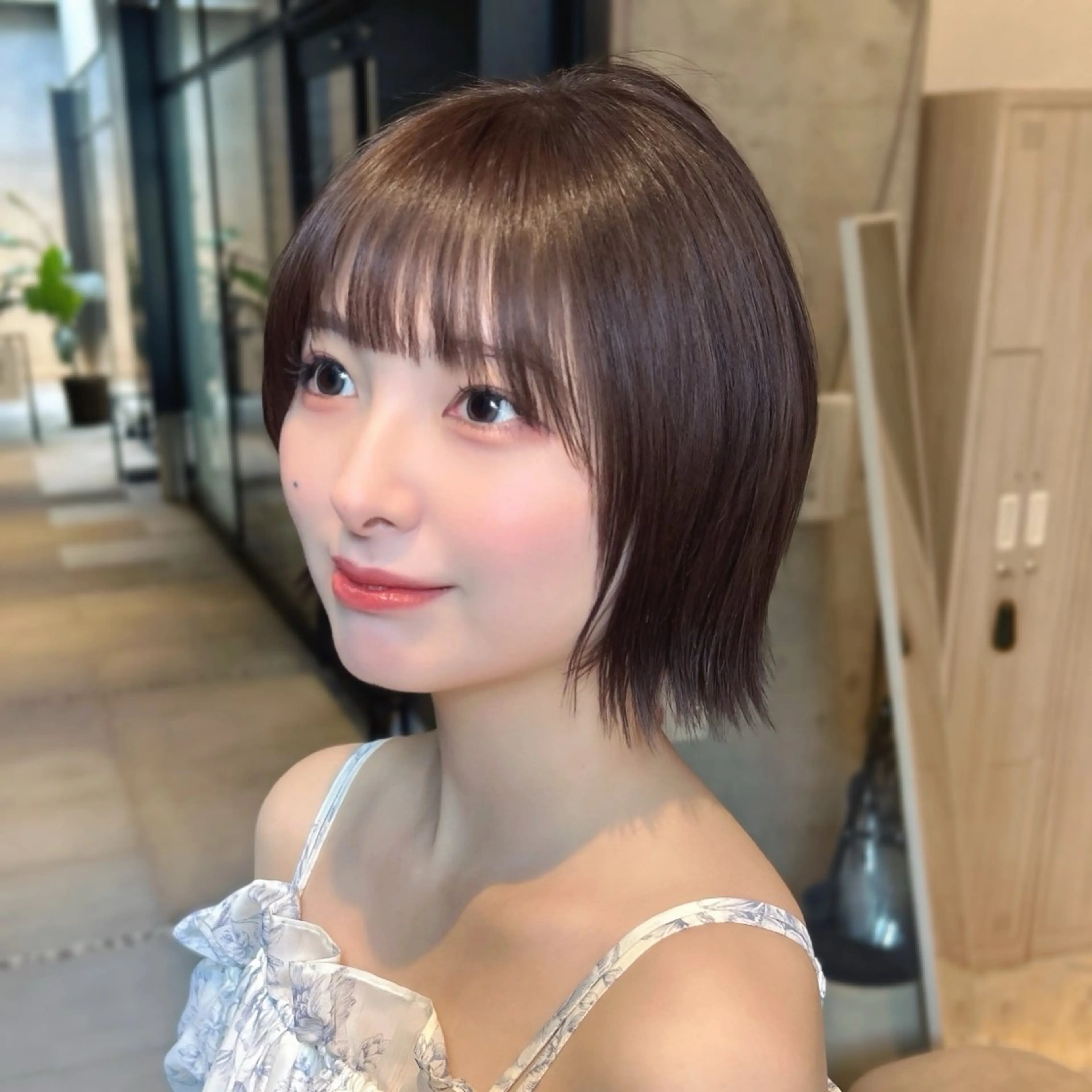 ショート ボブ くびれヘア 🌸透明感/レイヤー / 栗林 彩🌸のヘアスタイル