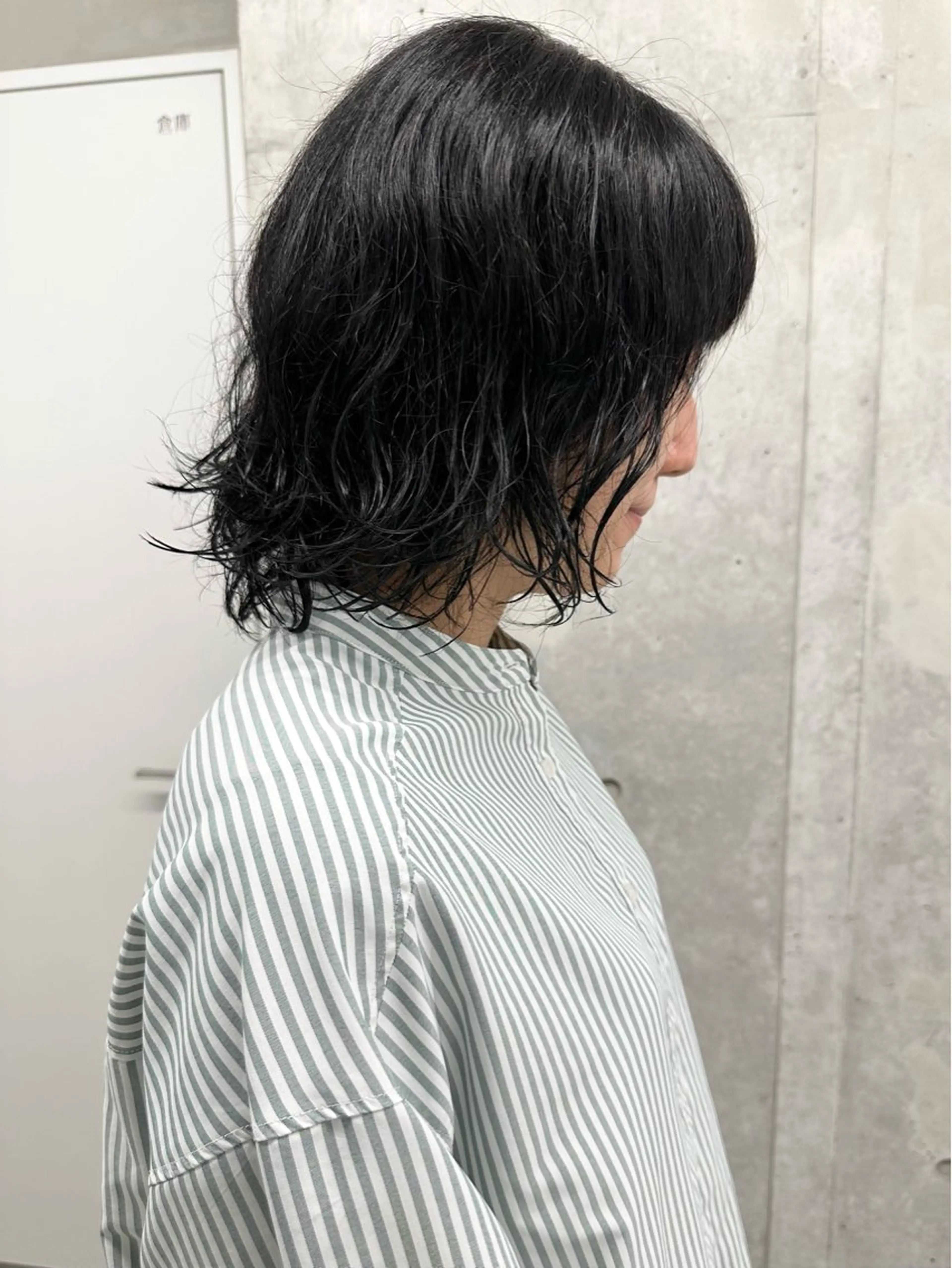 ミディアム パーマ カット パーマ ボブ/ゆるふわ ボブパーマ/とういのヘアスタイル