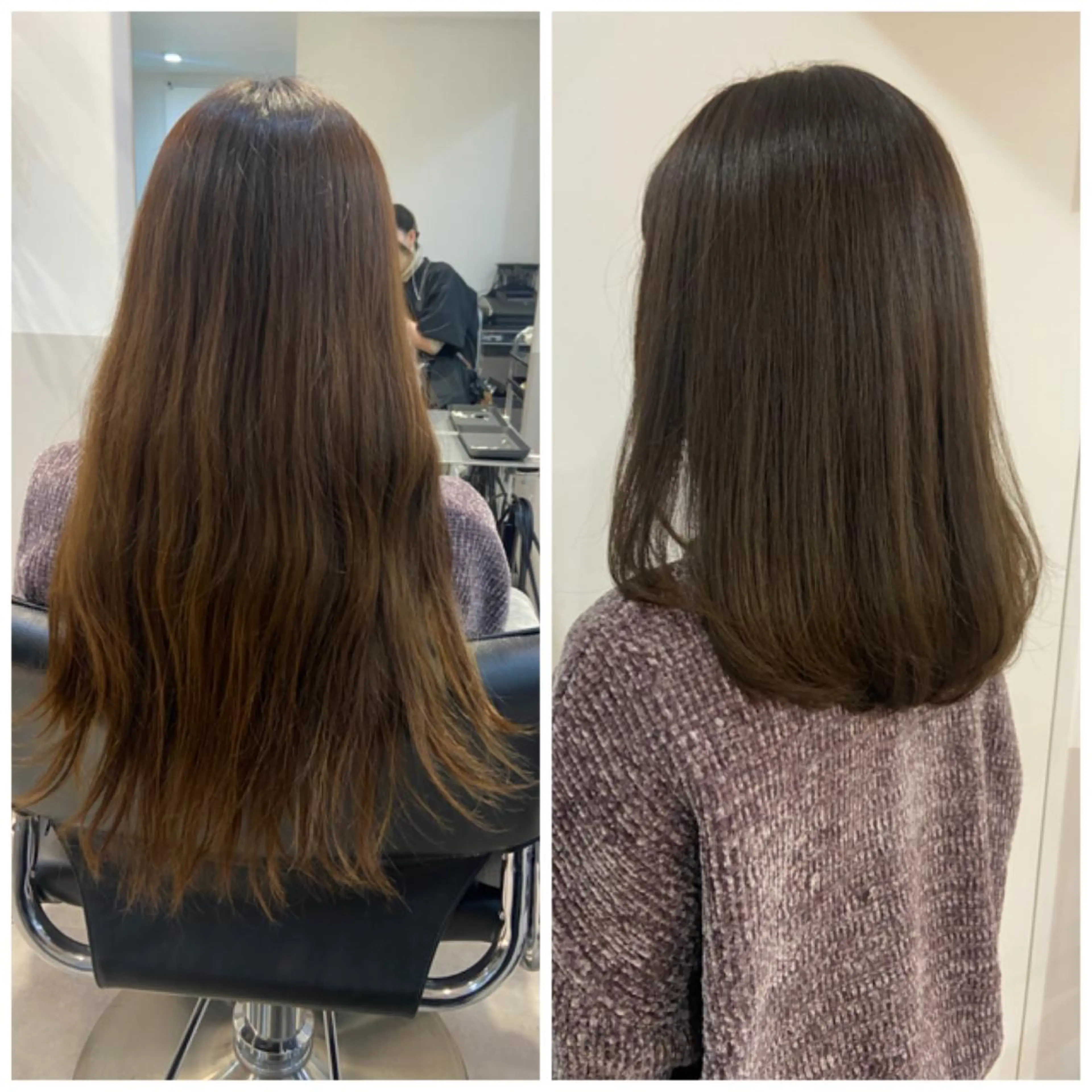 ミディアム カラー 山下夕月 ショート🫧ボブのヘアスタイル