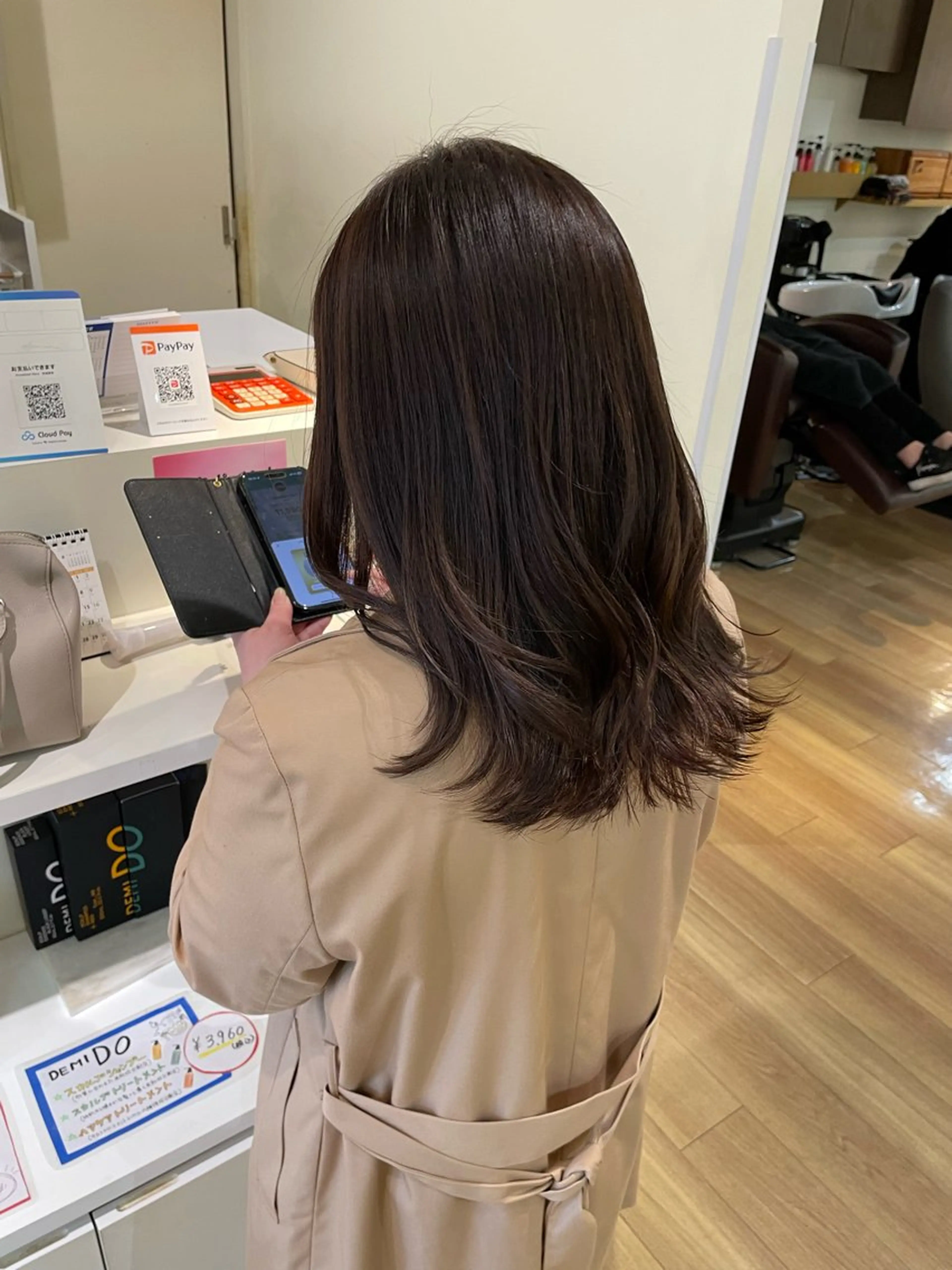 セミロング カラー 韓国レイヤー🎀/ 顔周り特化🎀/豊田のヘアスタイル