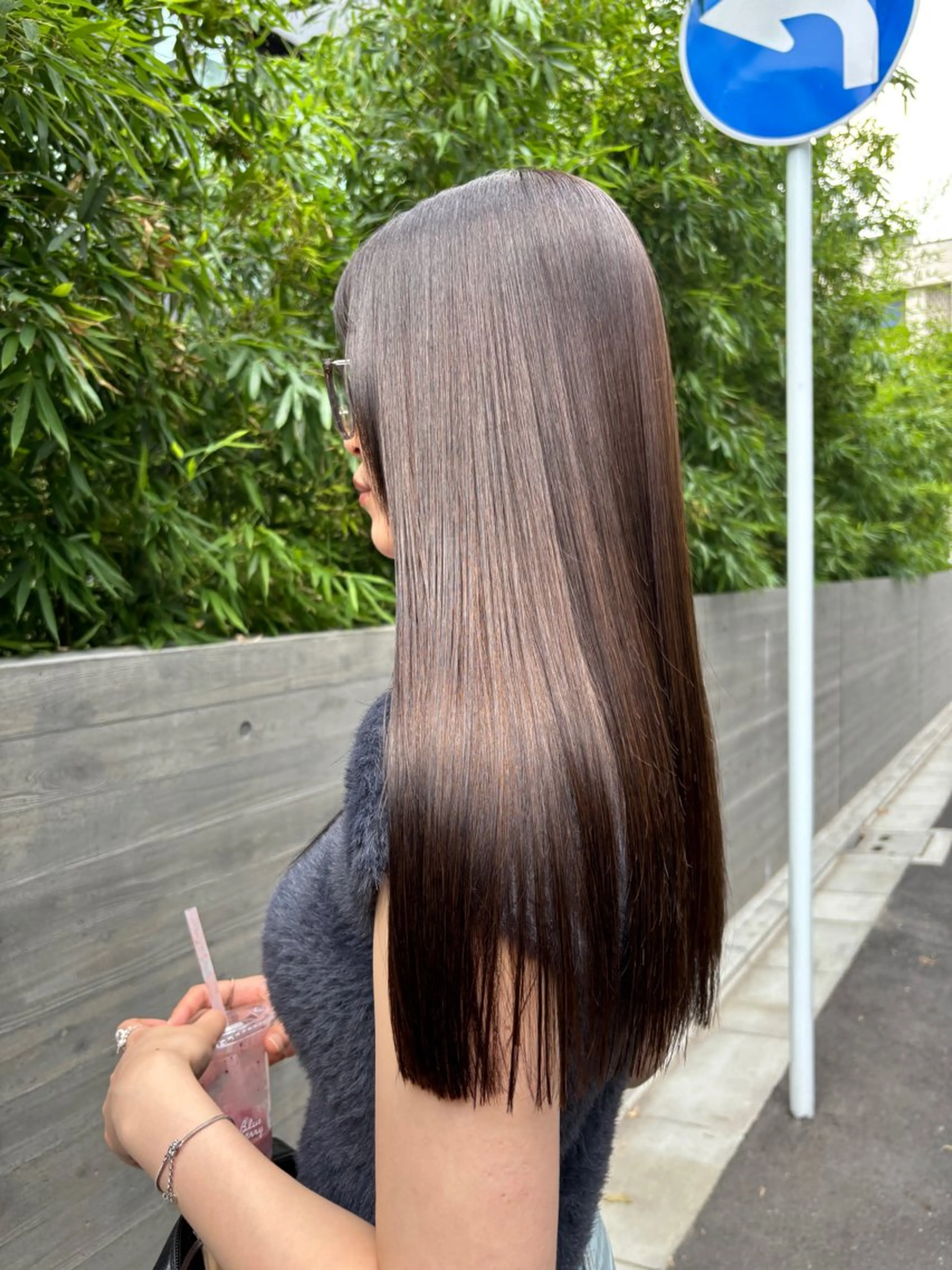 ⭐️【人気No.1】⭐️カット+艶髪カラー+髪質改善TOKIOトリートメント🏝️ ¥22,000→¥13,200の写真