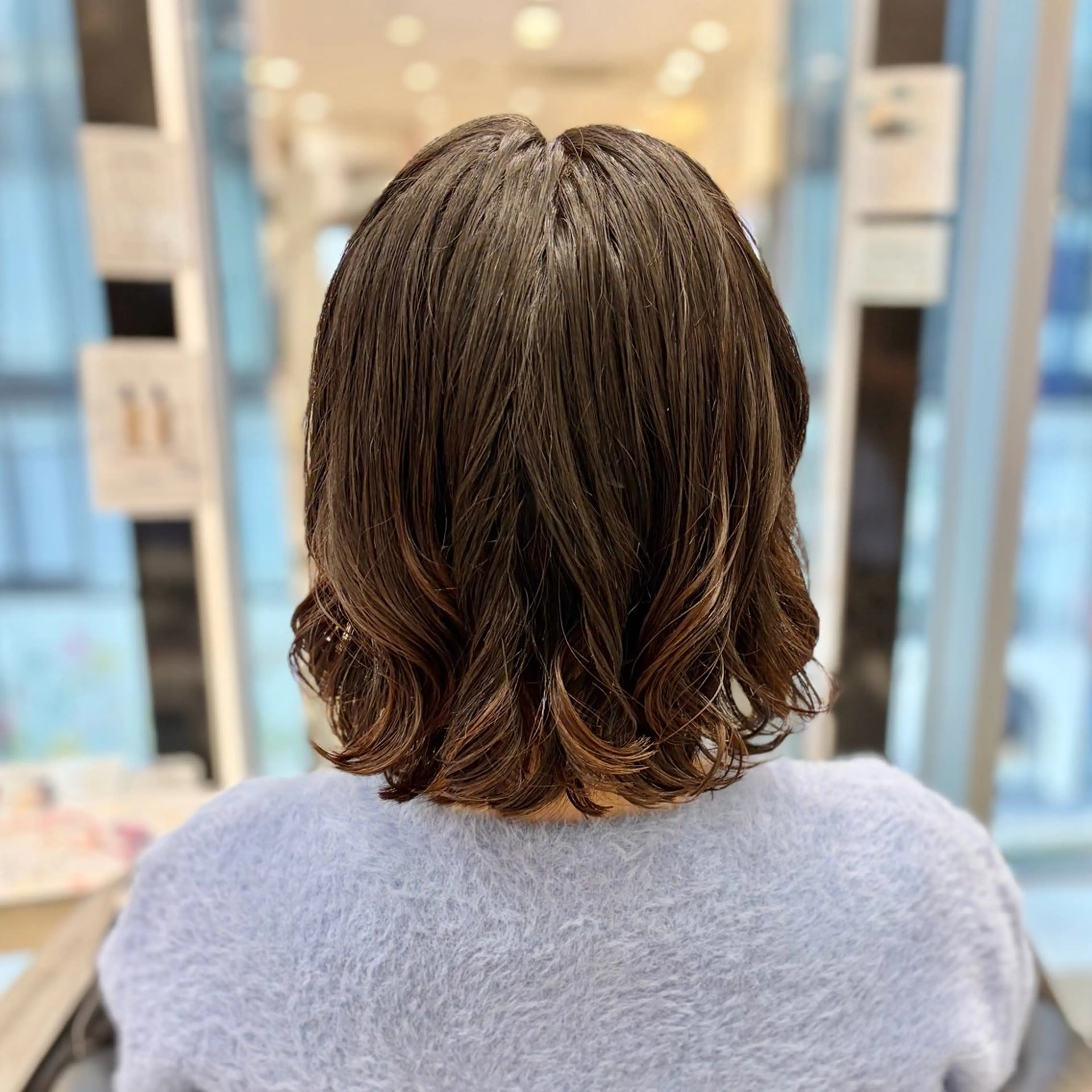 ミディアム パーマ ボブ カット パーマ 🌸銀座No.1パー マ🌸いでいあやのヘアスタイル