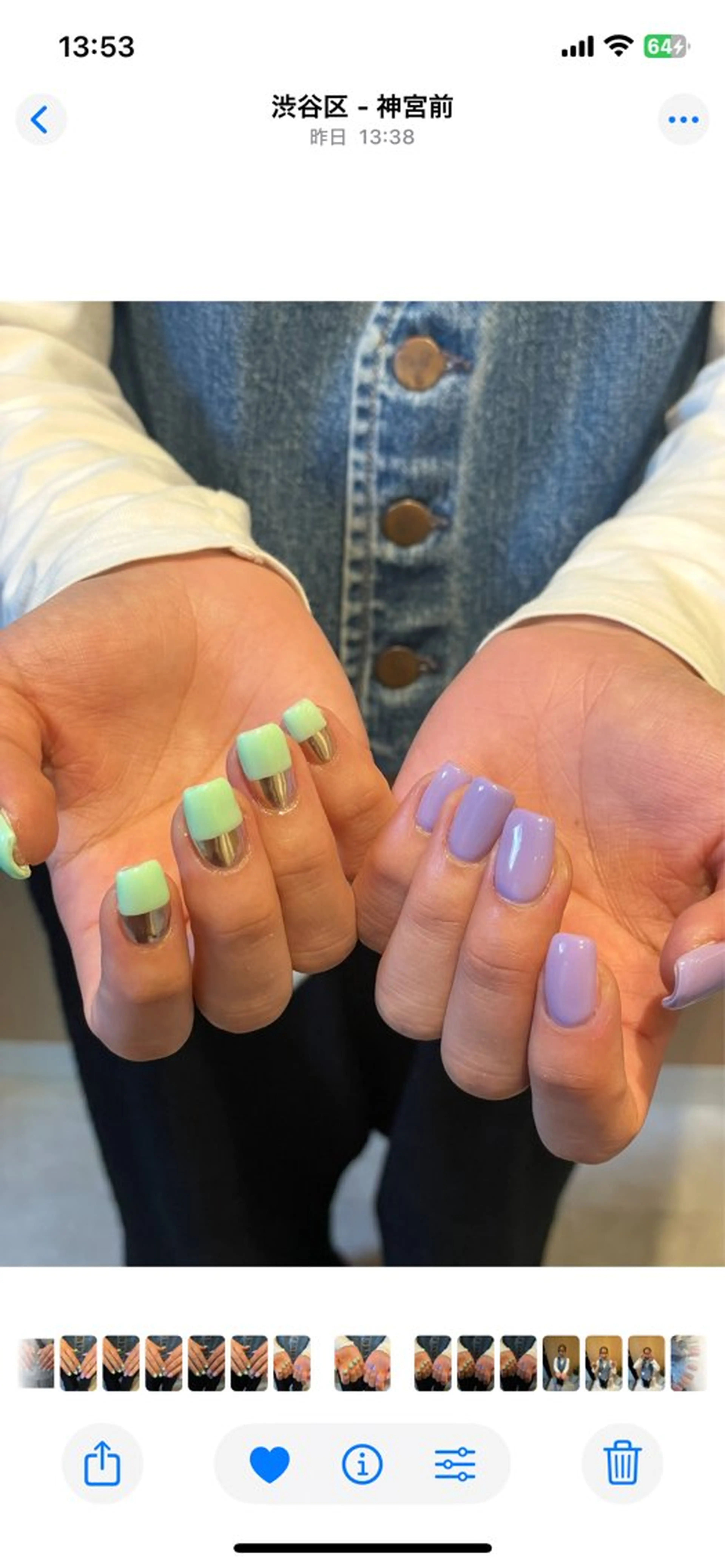 ネイル アートネイル 持ち込み adachi harukaのネイルデザイン