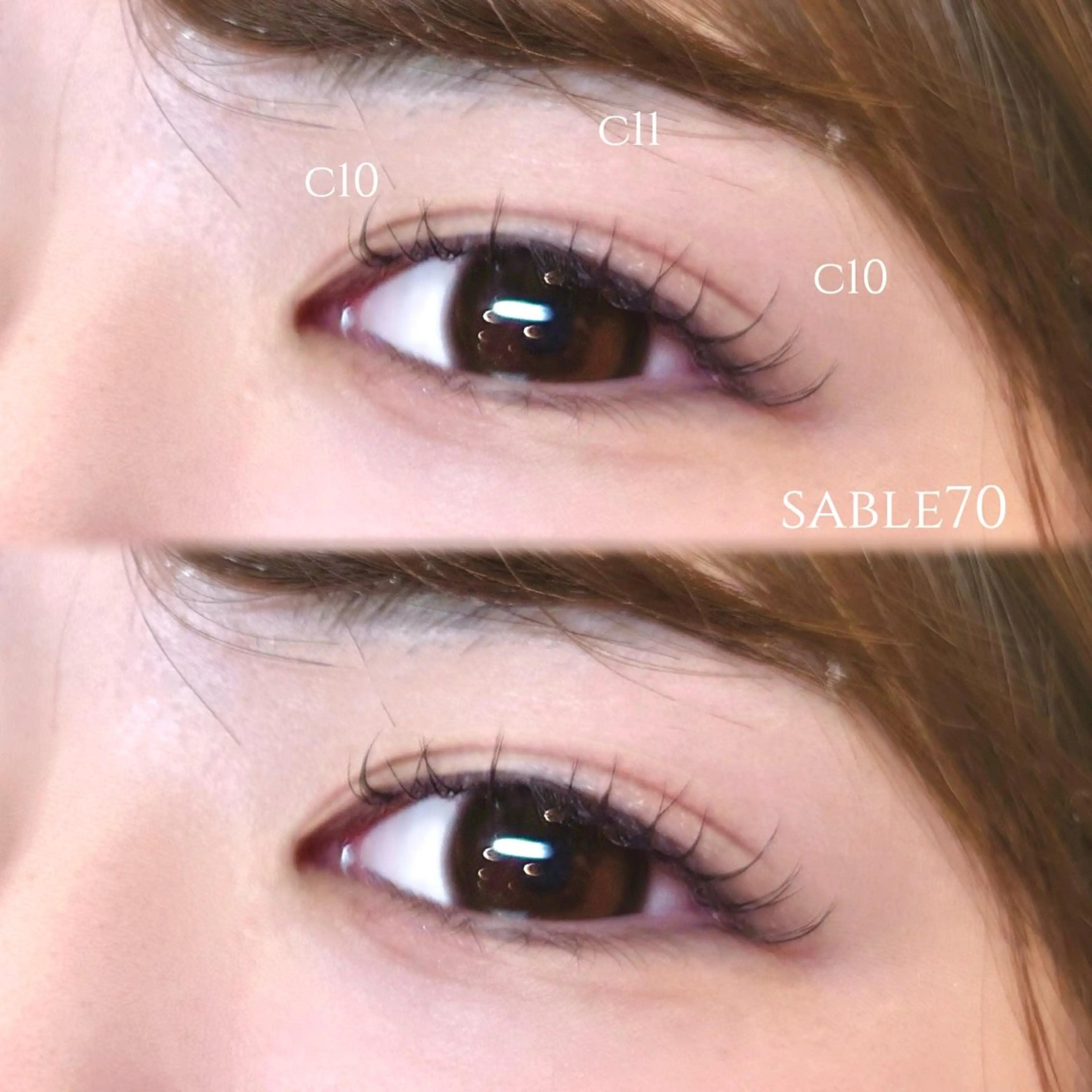 マツエク・マツパ キュート ami 𝜗𝜚.⋆のマツエク・マツパデザイン