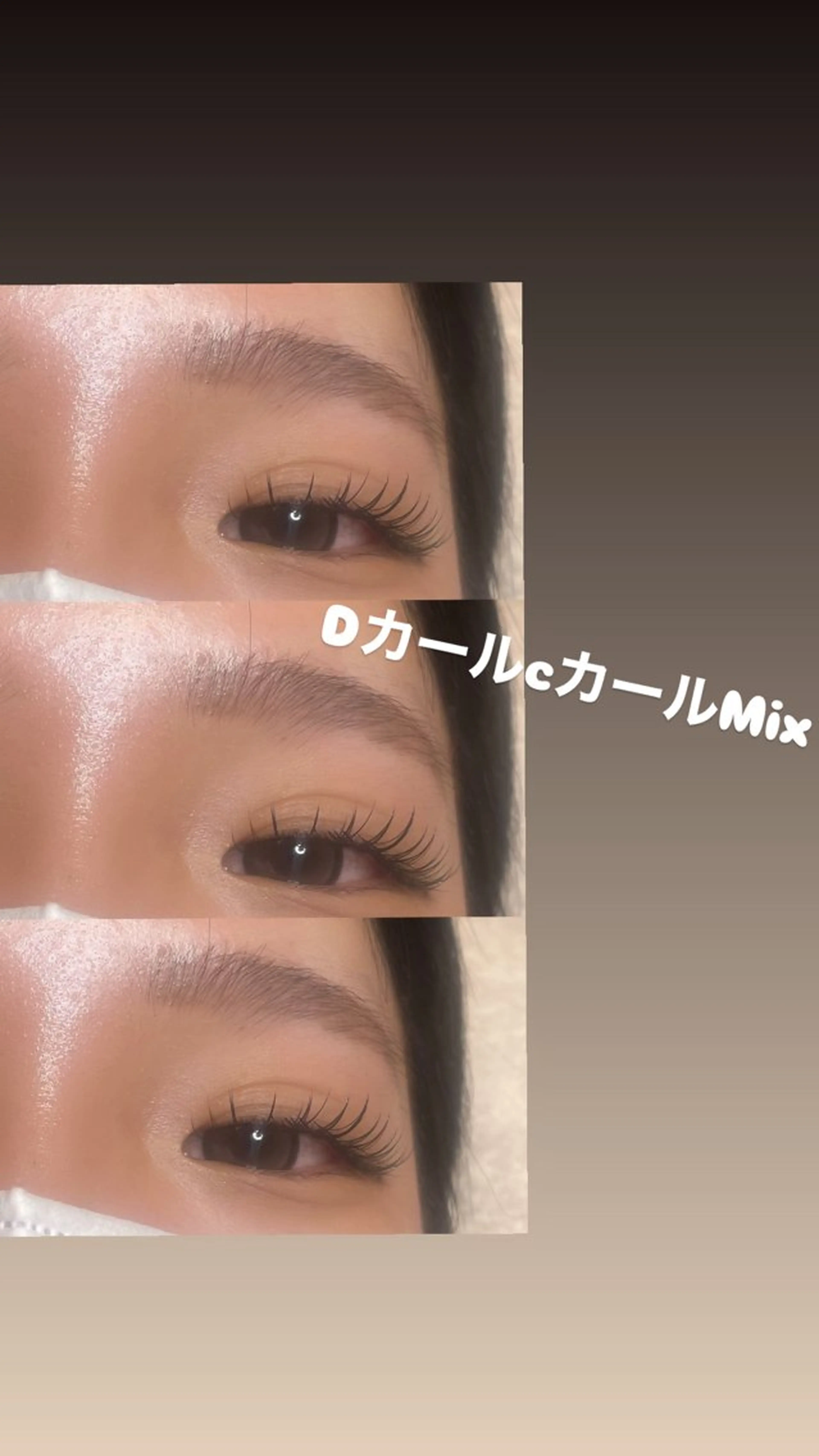 マツエク・マツパ フラットラッシュ Magnifique MAIのマツエク・マツパデザイン