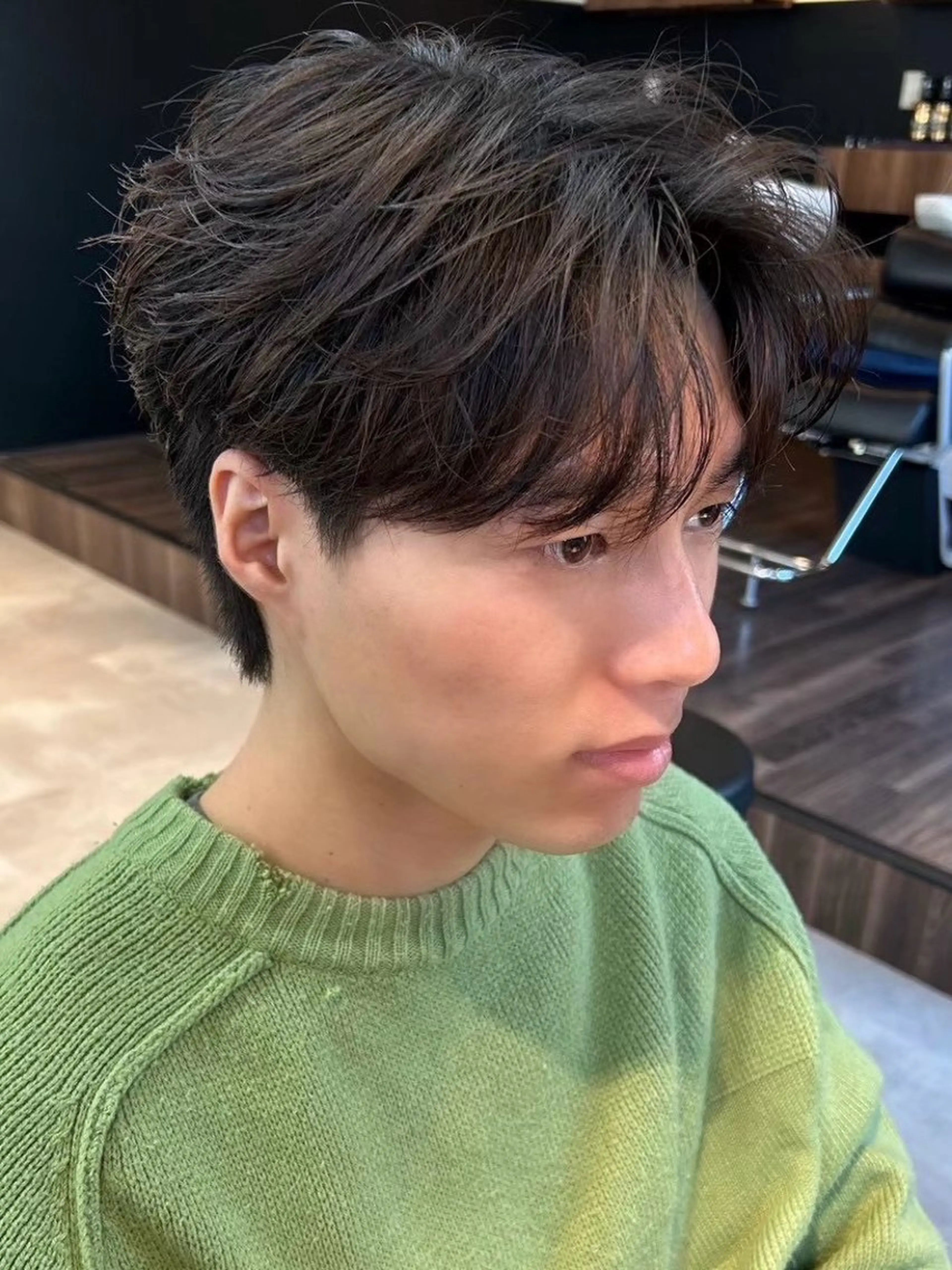 ミディアム メンズパーマ特化 /メンズ支持率◎のヘアスタイル