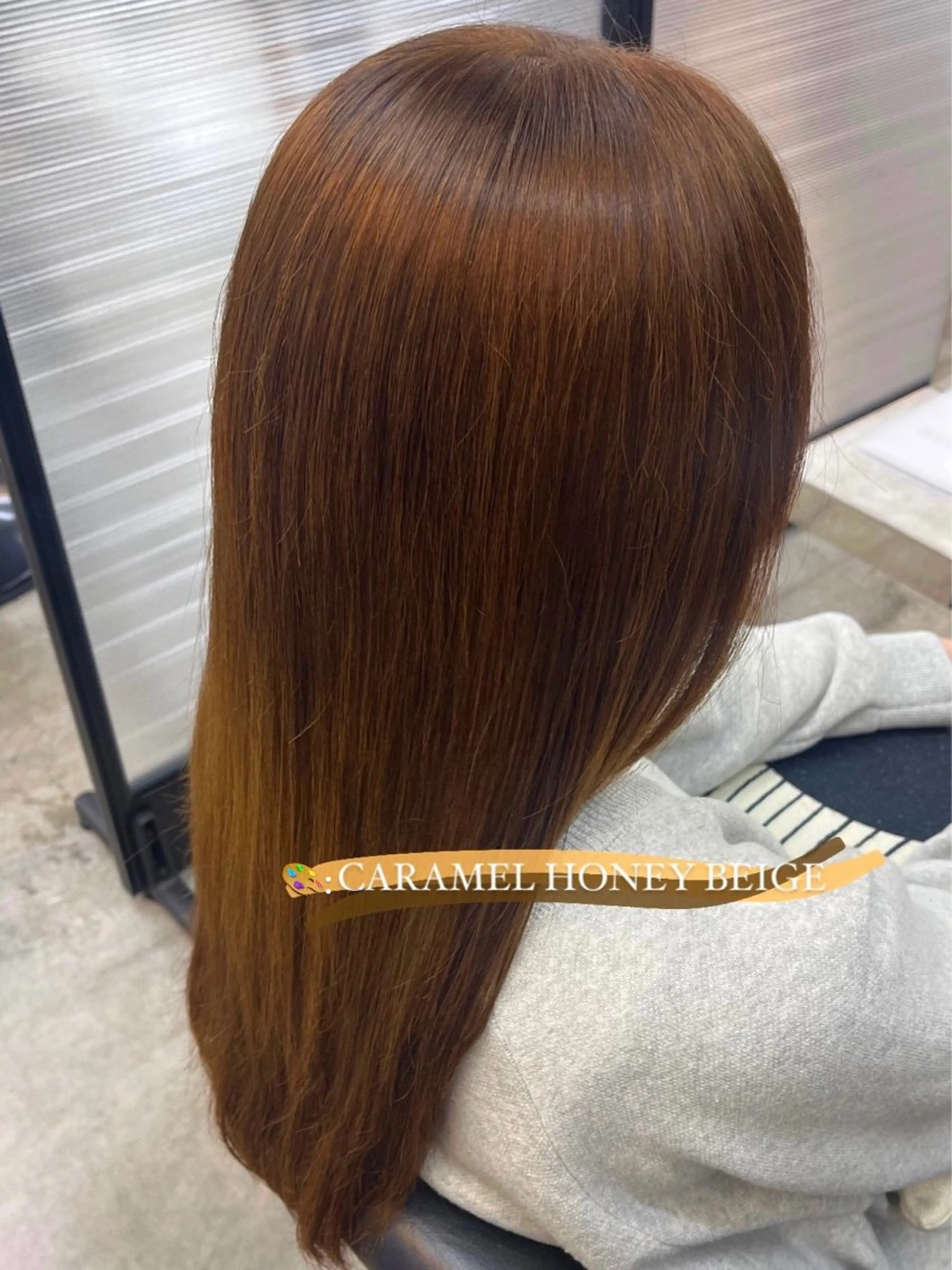 セミロング カラー 🪄くすみカラー❇️ 名塚比奈乃🪄のヘアスタイル