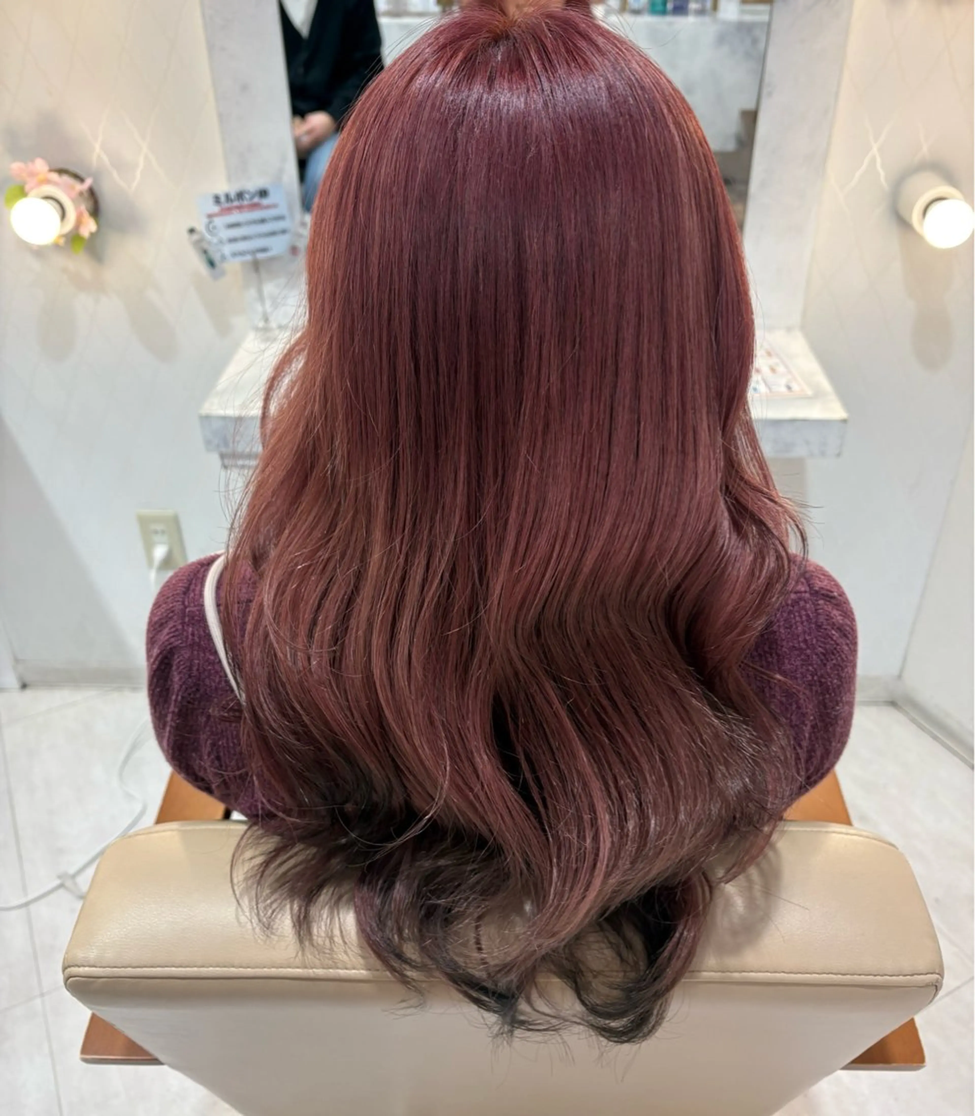 ロング カラー ヘアカラー 新庄 雪乃のヘアスタイル